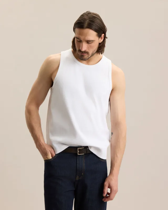 ESSENTIAL RIBBED TANK made by Frank & Oak