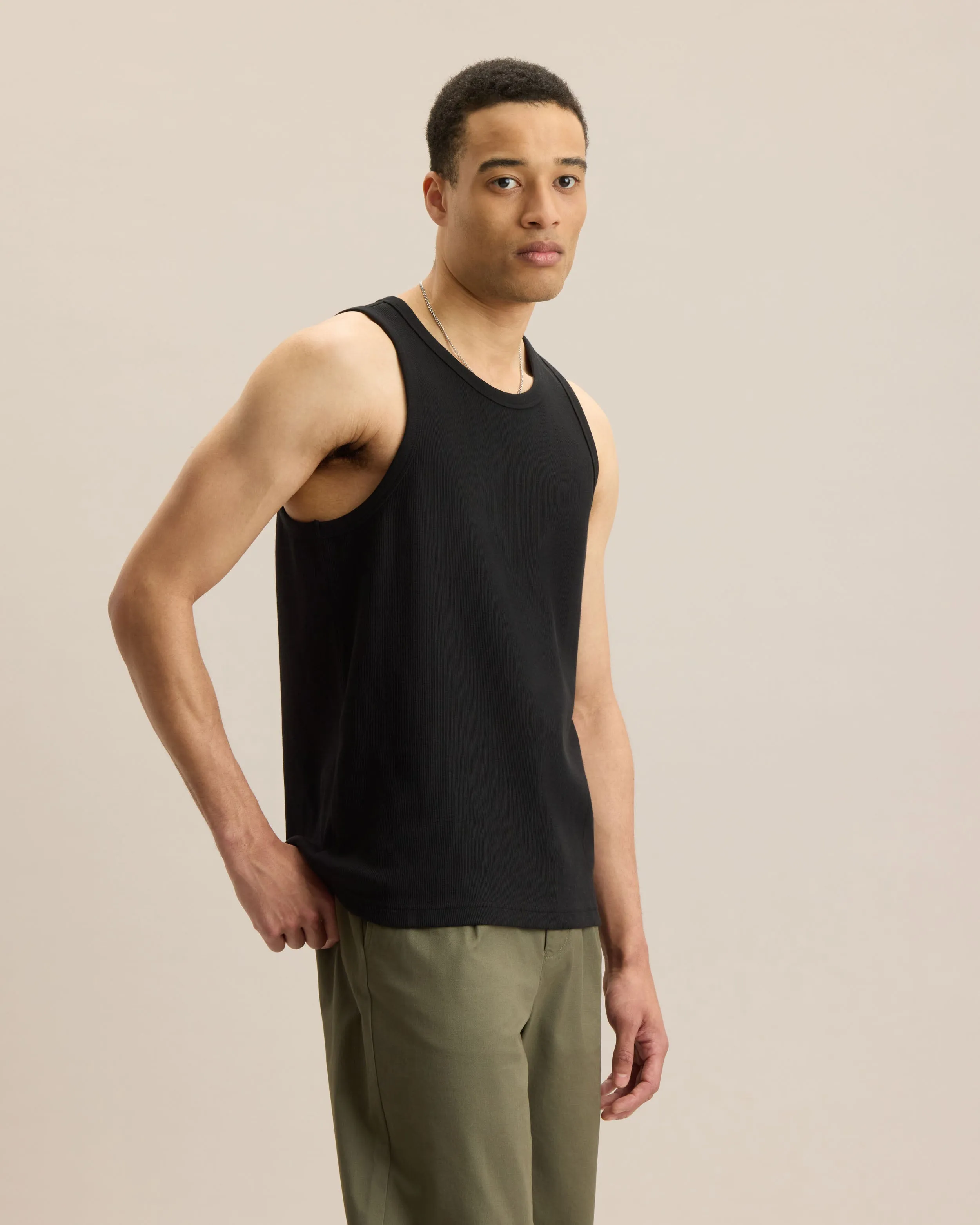 ESSENTIAL RIBBED TANK sold by Frank & Oak product image thumbnail 2