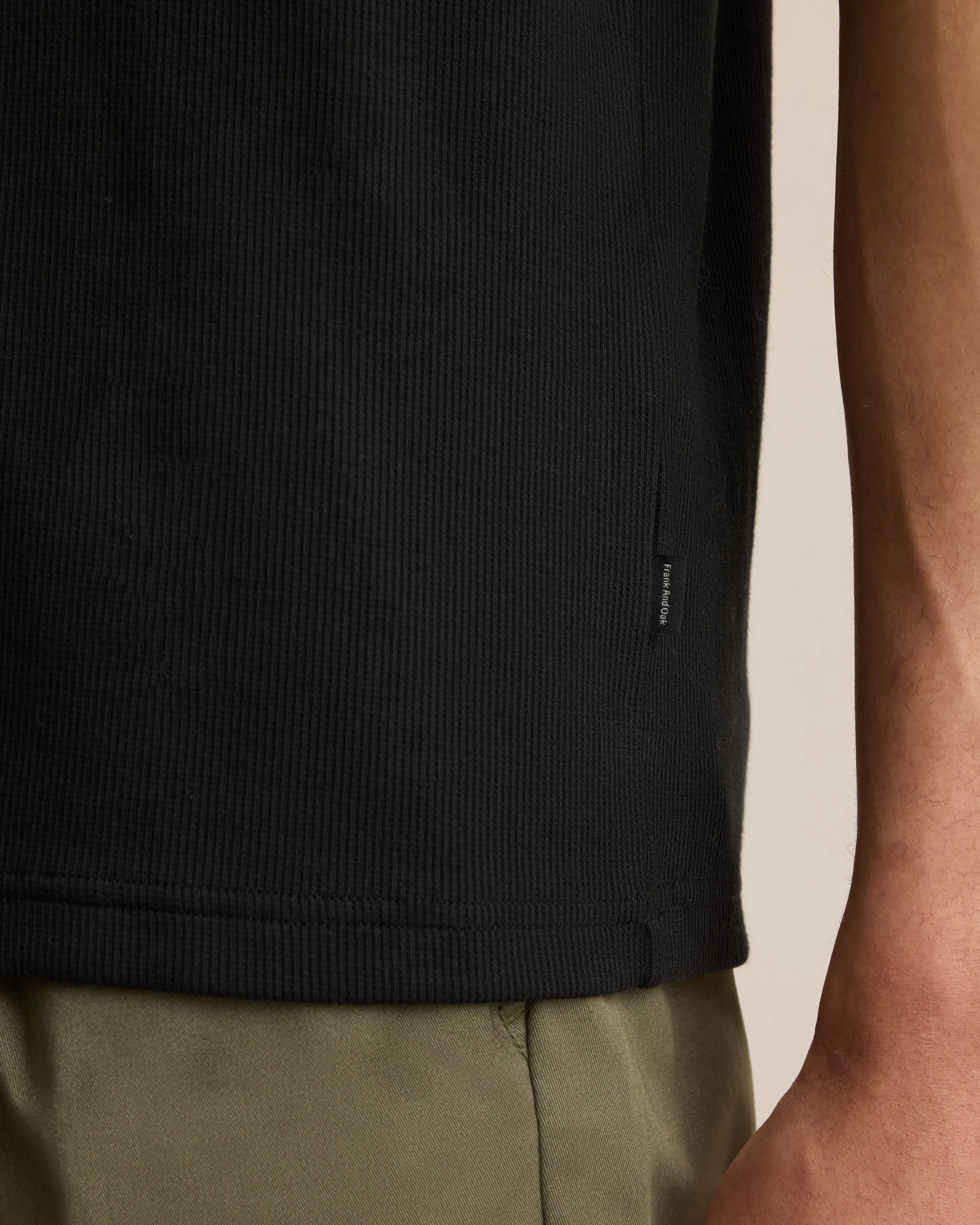 ESSENTIAL RIBBED TANK sold by Frank & Oak product image thumbnail 4