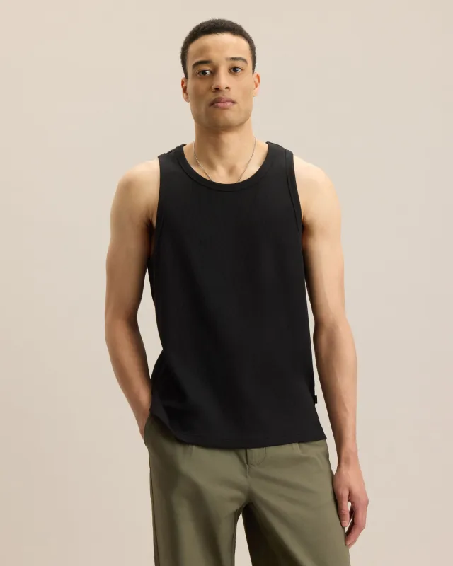 ESSENTIAL RIBBED TANK made by Frank & Oak
