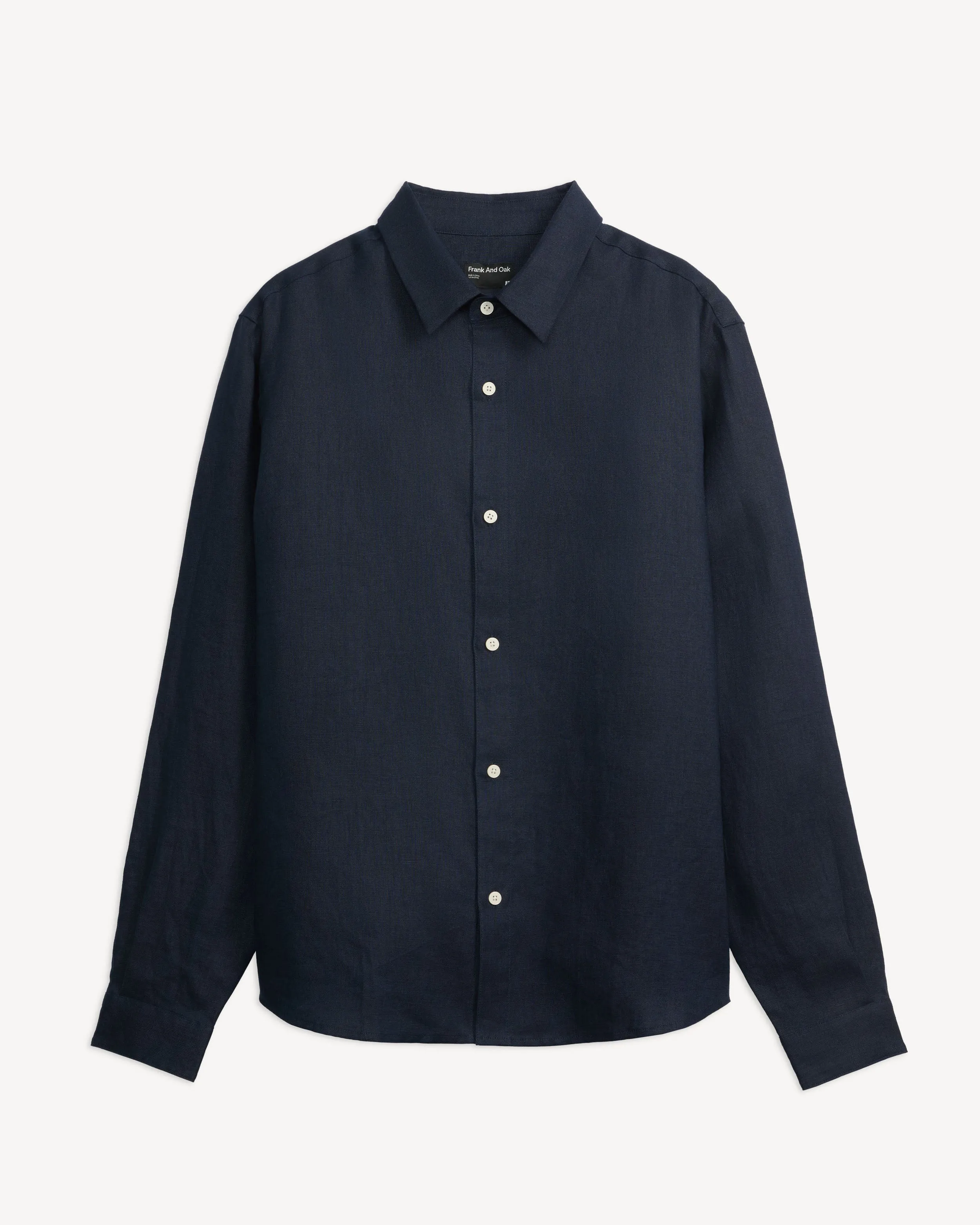 LINEN SHIRT - LONG SLEEVE sold by Frank & Oak product image thumbnail 5