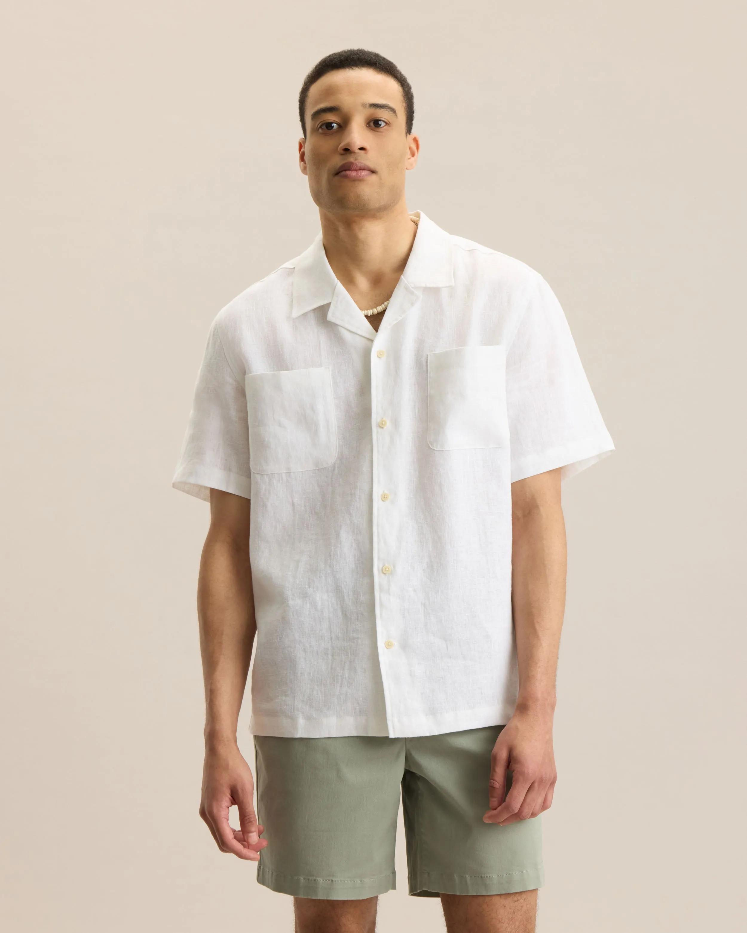 LINEN SHIRT - SHORT SLEEVE sold by Frank & Oak
