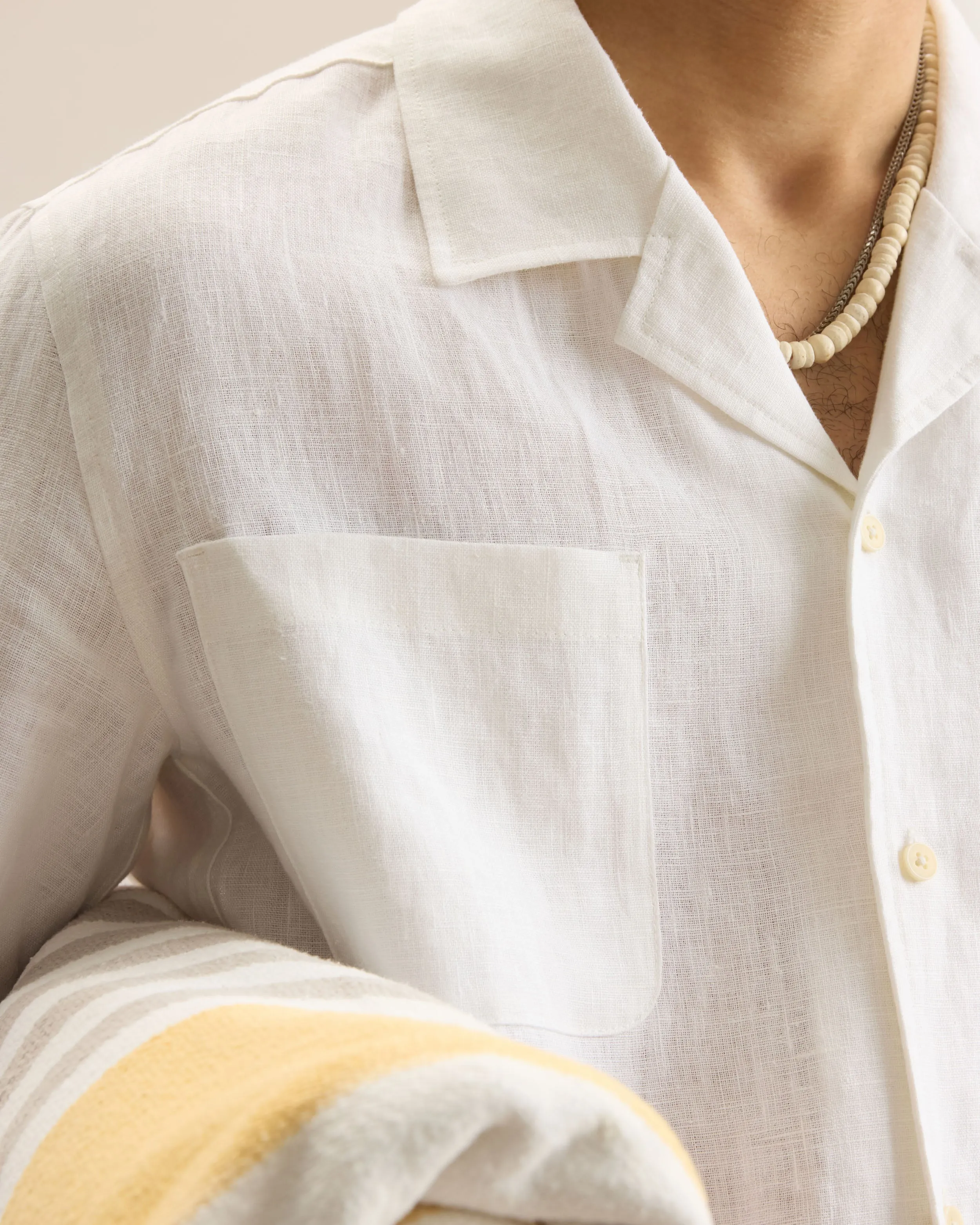 LINEN SHIRT - SHORT SLEEVE sold by Frank & Oak product image thumbnail 4