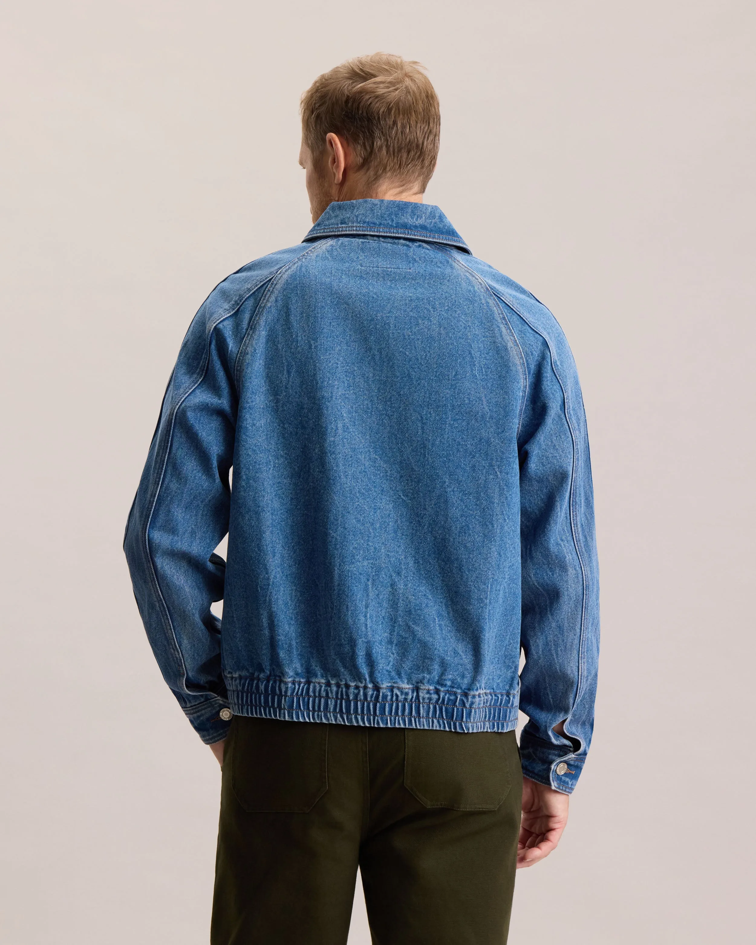DENIM BOMBER JACKET sold by Frank & Oak product image thumbnail 3