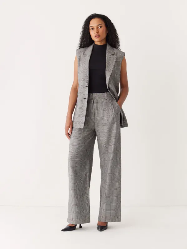 The Emma Ultra Wide Leg Pant in Black sold by Frank & Oak