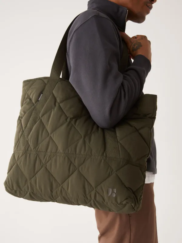 The Skyline Tote Bag in Rosin sold by Frank & Oak