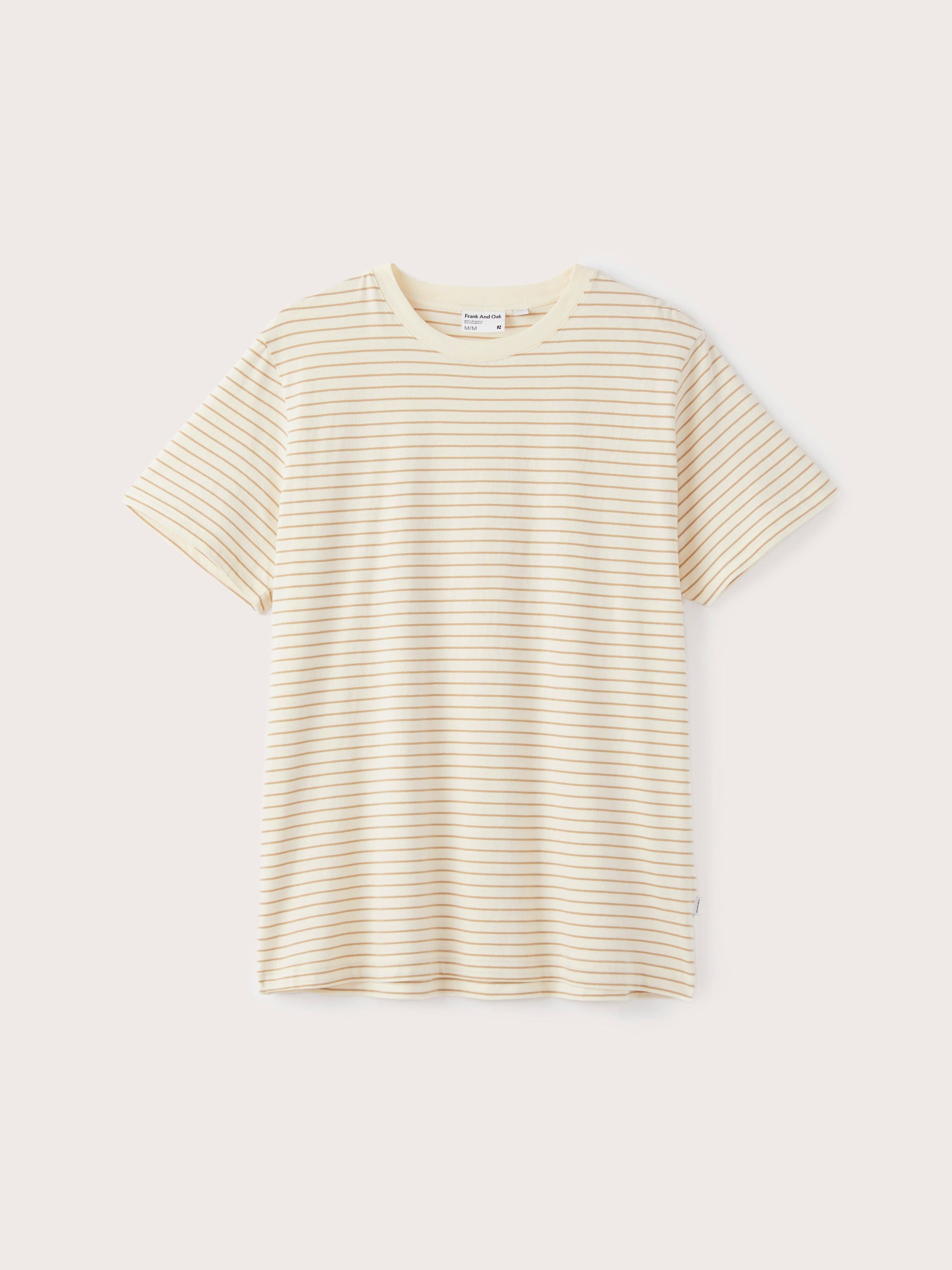 The Striped Slim T-Shirt in White sold by Frank & Oak product image thumbnail 6