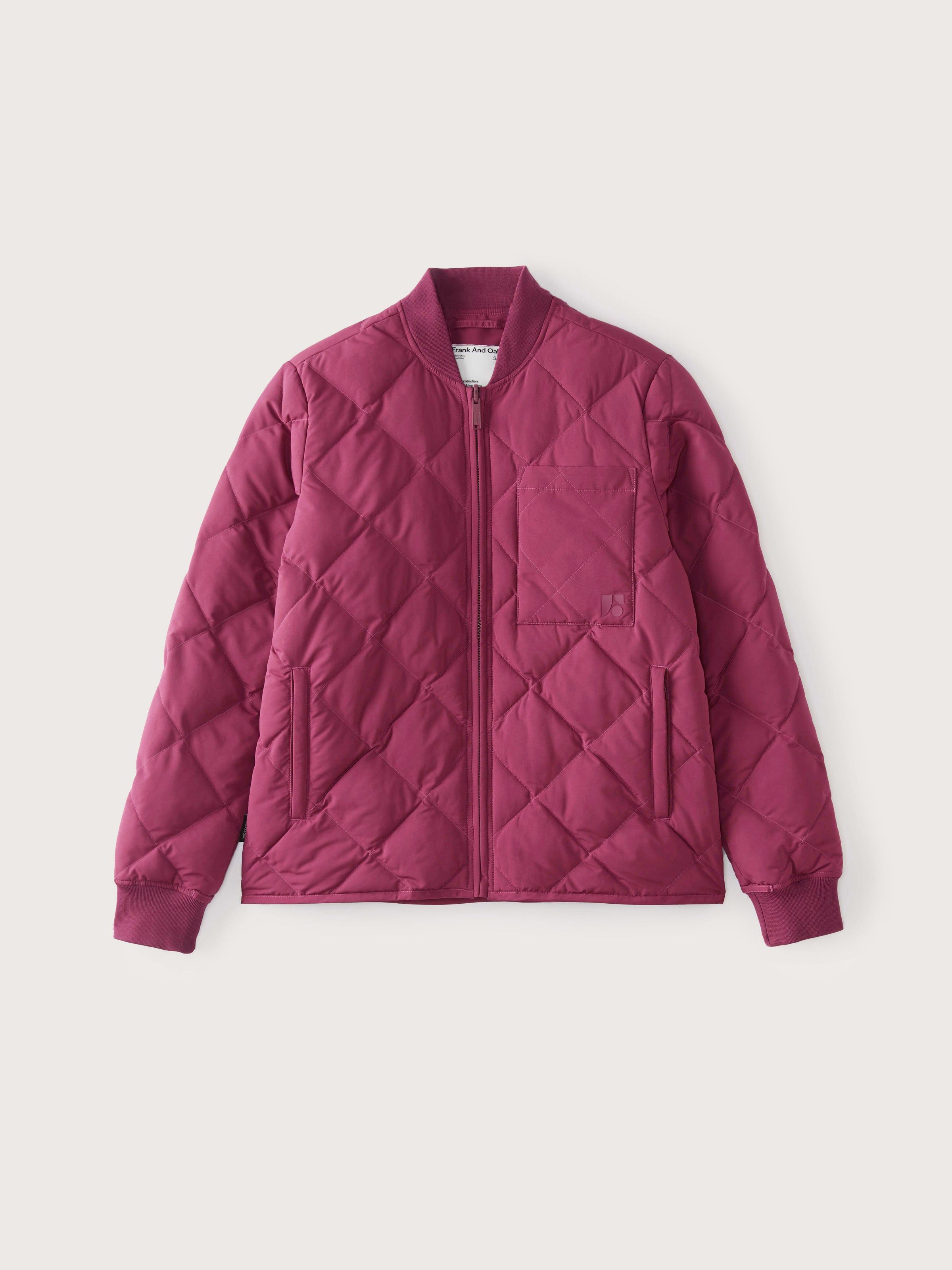 The Skyline Reversible Bomber in Dark Pink sold by Frank & Oak product image thumbnail 7