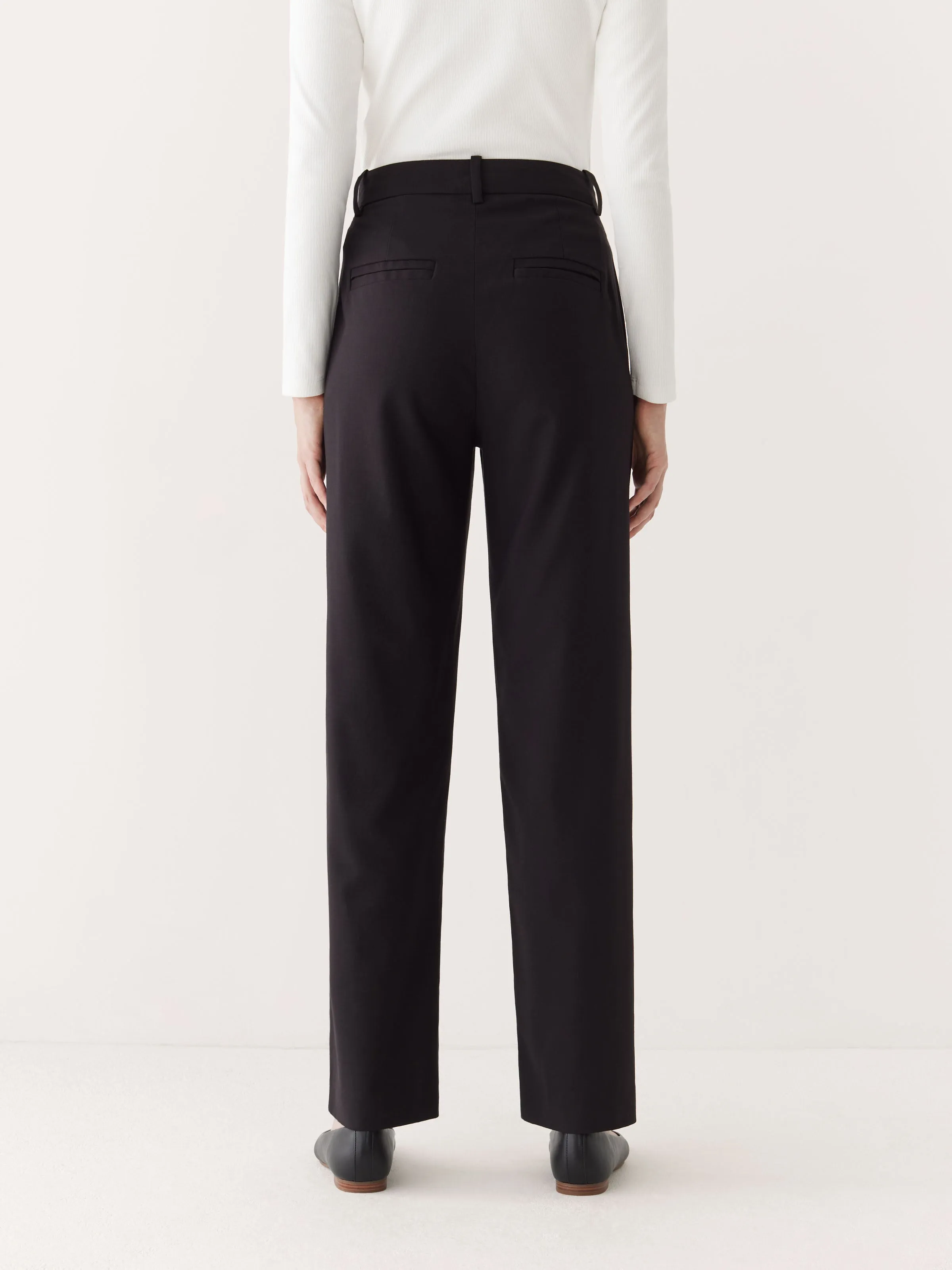 The Jane Straight Pant in Black sold by Frank & Oak product image thumbnail 3