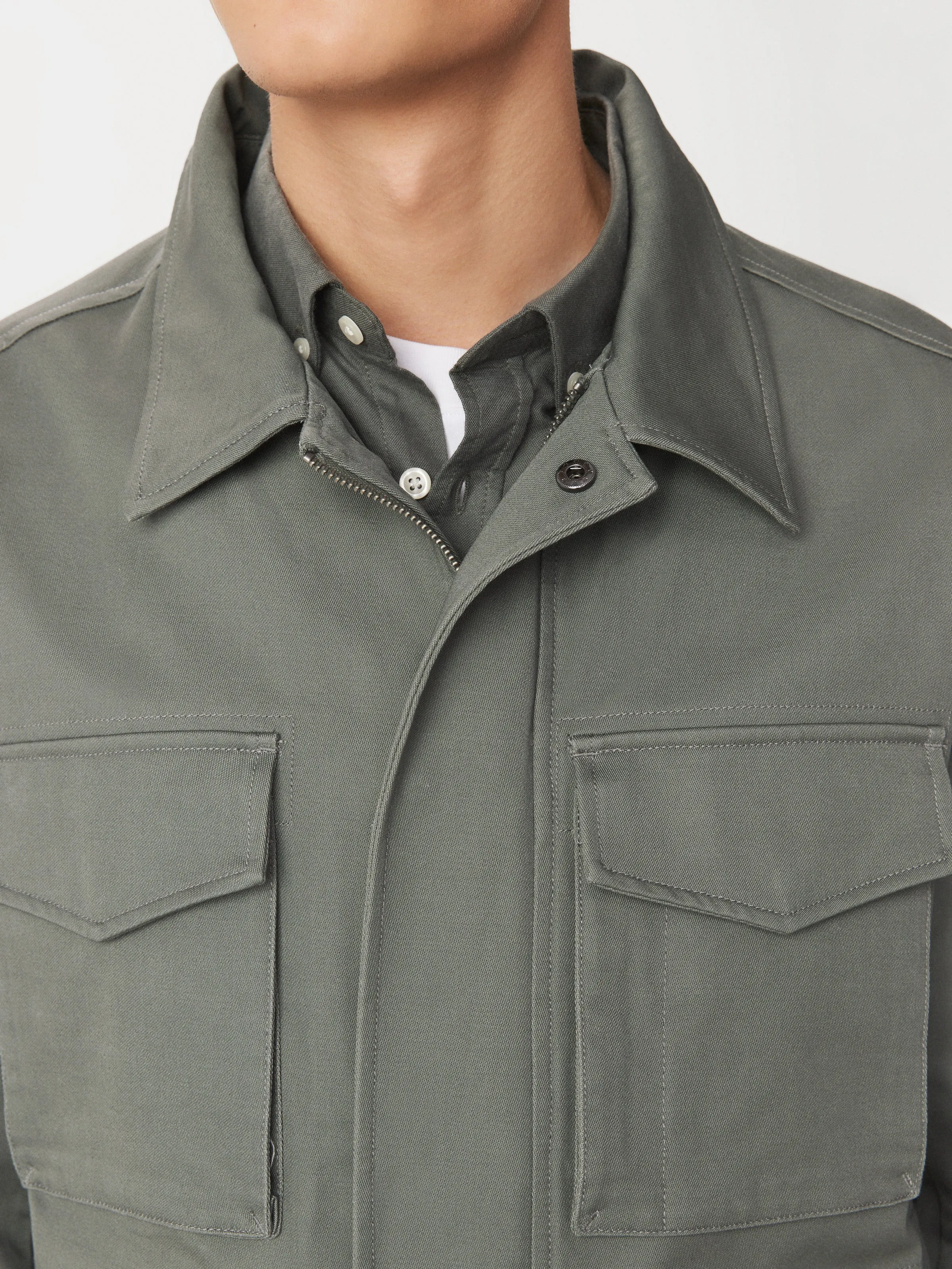 The Field Jacket in Boreal Green sold by Frank & Oak product image thumbnail 5