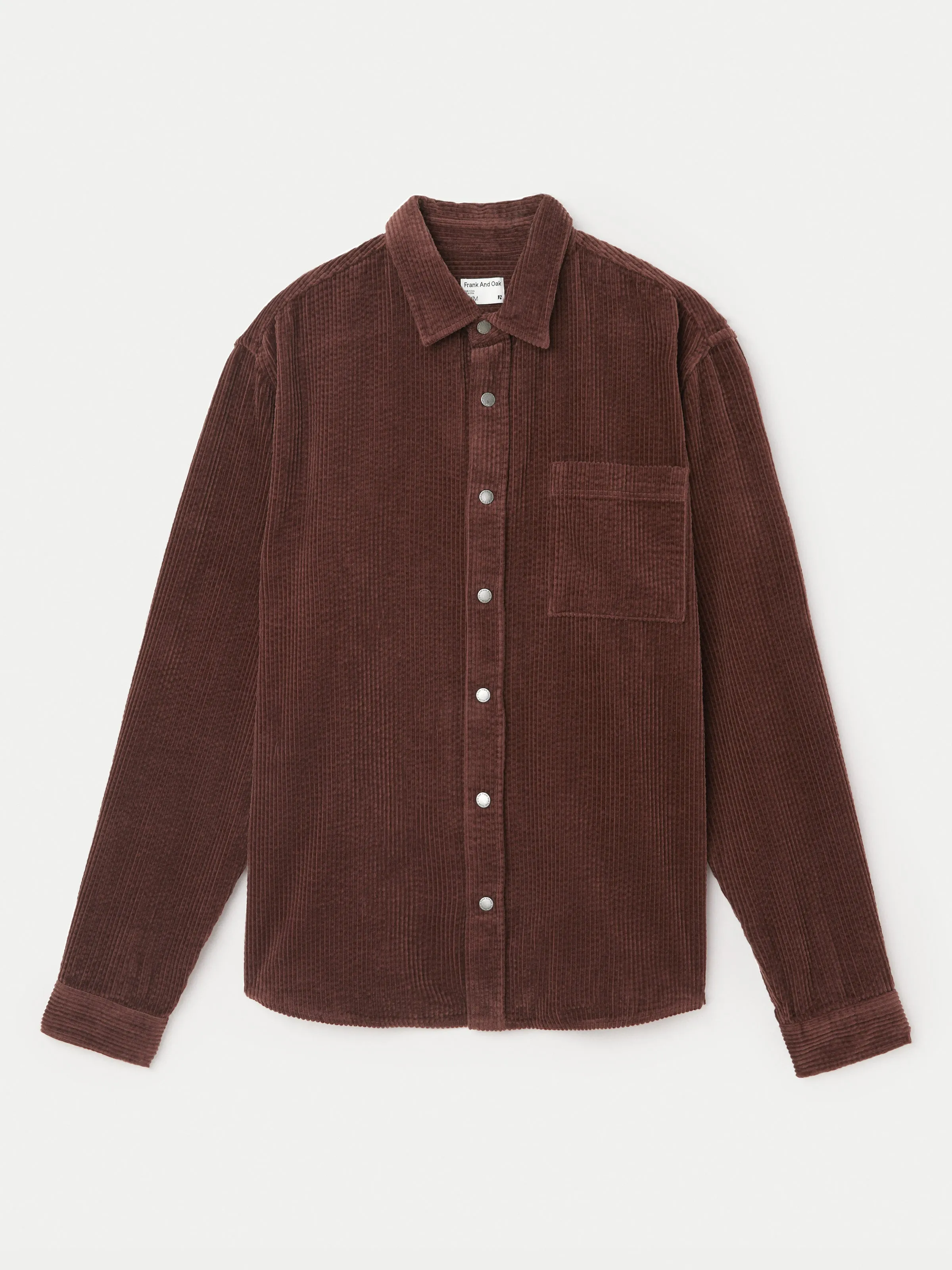 The Corduroy Shirt in Bordeaux sold by Frank & Oak product image thumbnail 5