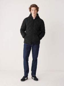 The Skyline Reversible Hooded Jacket in Black sold by Frank & Oak