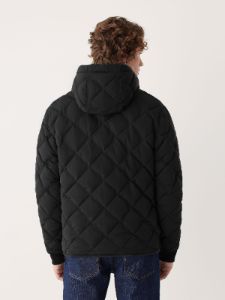 The Skyline Reversible Hooded Jacket in Black sold by Frank & Oak