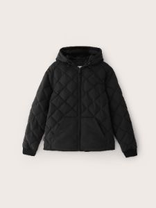 The Skyline Reversible Hooded Jacket in Black sold by Frank & Oak