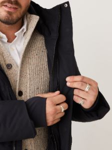 The Capital Parka in Black sold by Frank & Oak