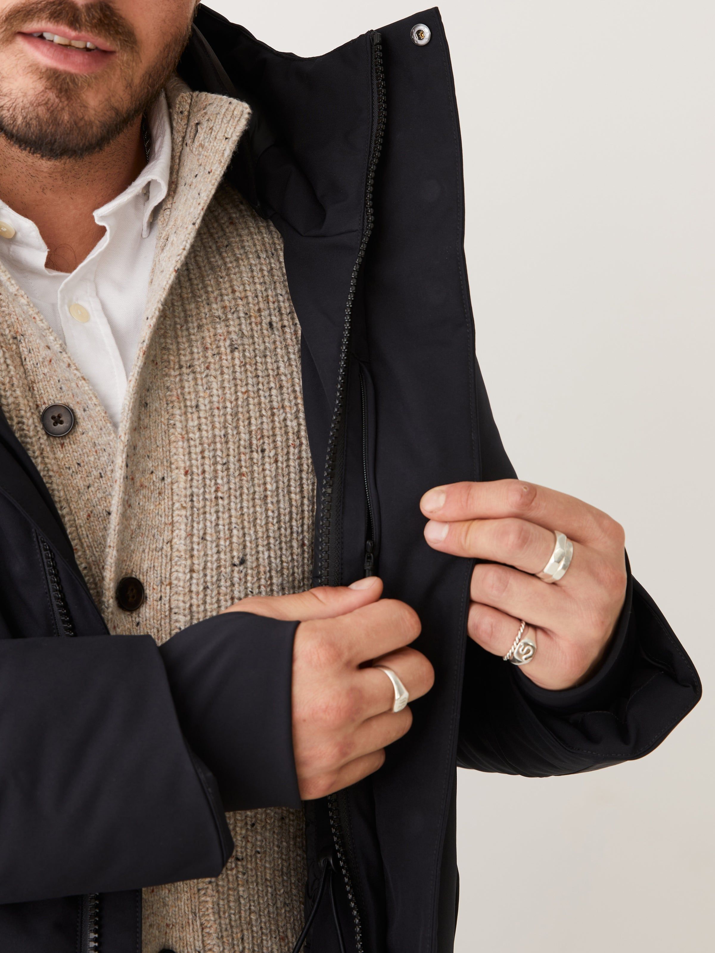 The Capital Parka in Black sold by Frank & Oak product image thumbnail 6