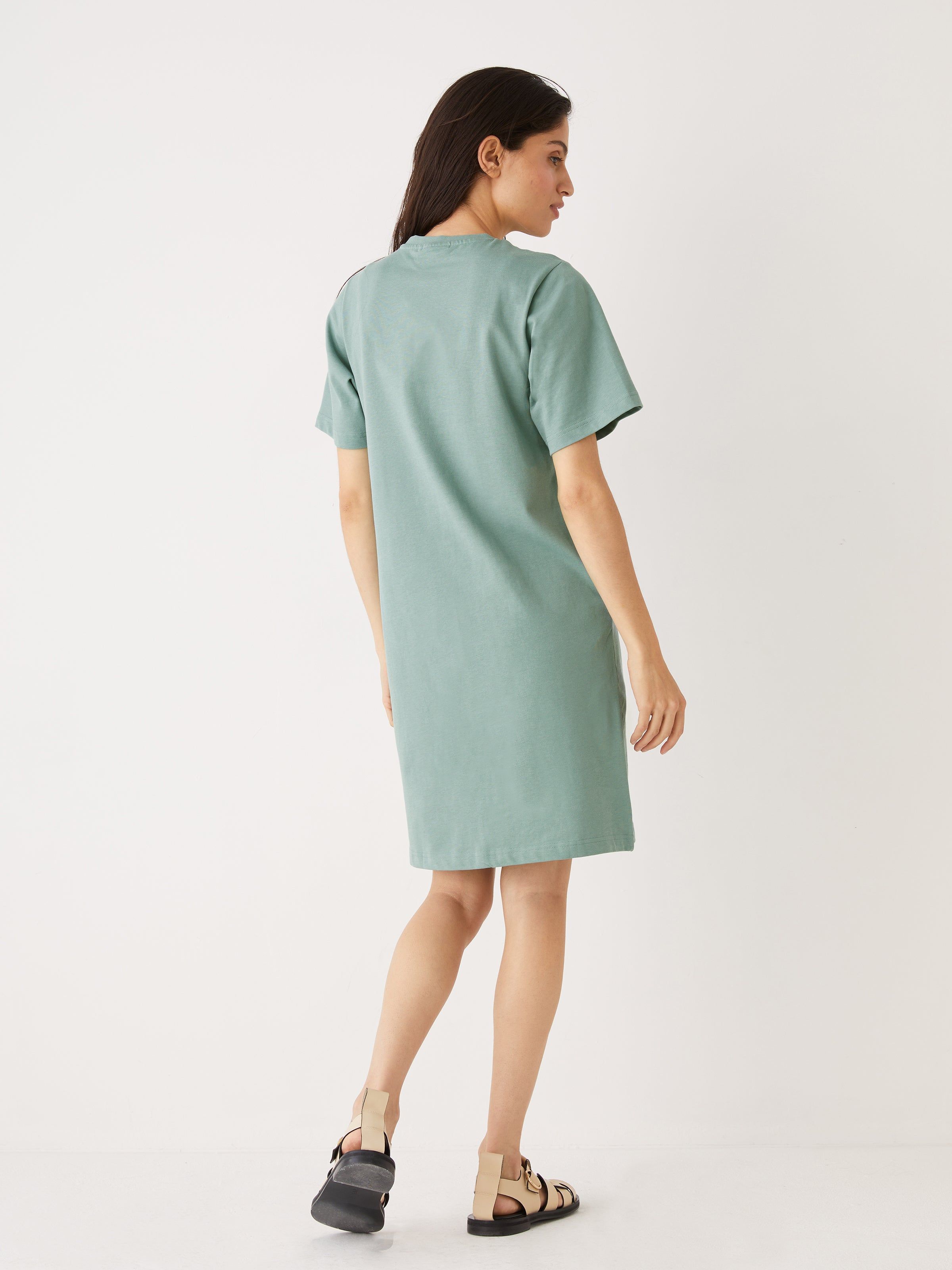 The T-Shirt Dress in Blue sold by Frank & Oak product image thumbnail 3