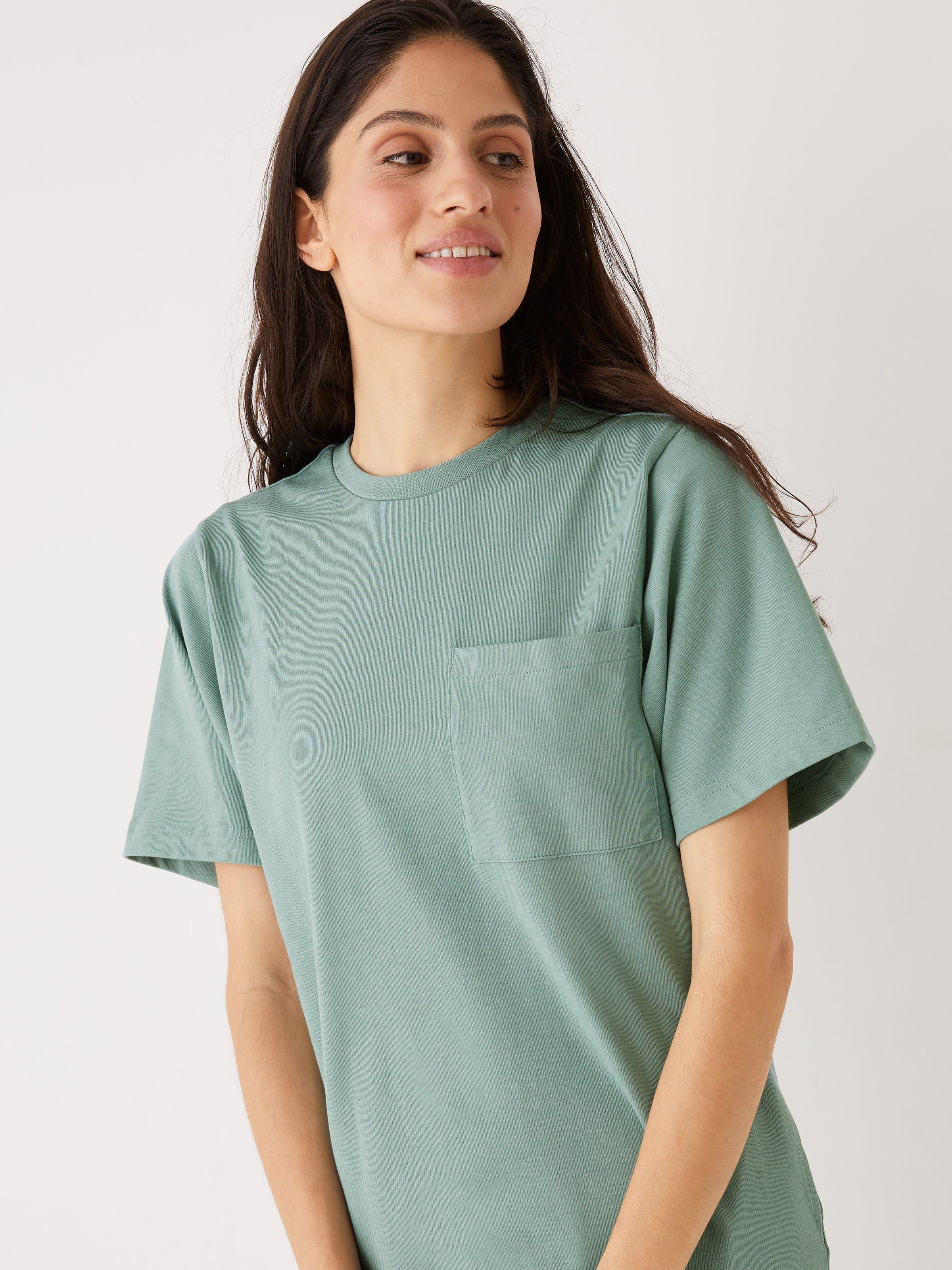 The T-Shirt Dress in Blue sold by Frank & Oak product image thumbnail 4