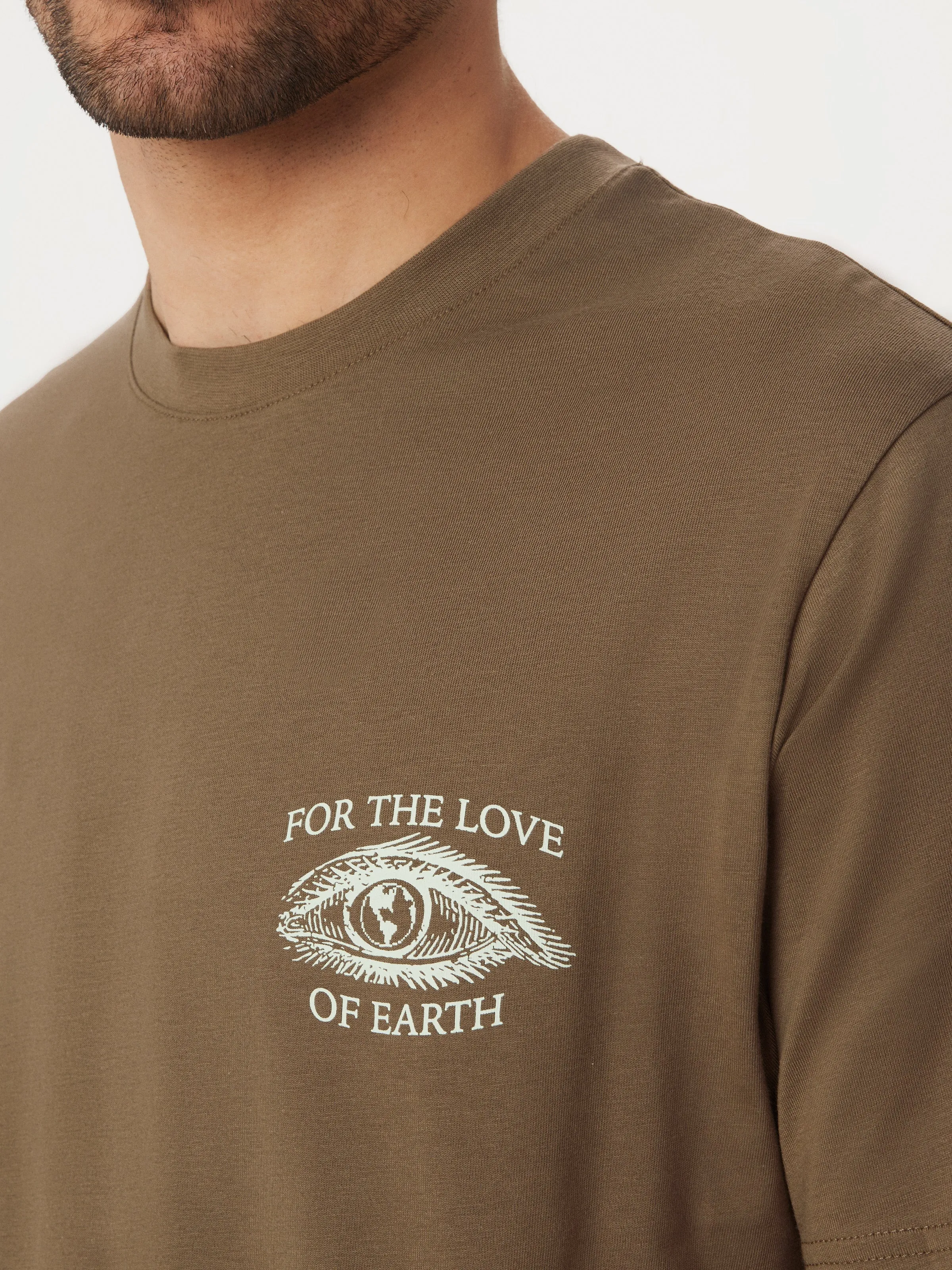 The Earth Day T-Shirt in Umber sold by Frank & Oak product image thumbnail 5