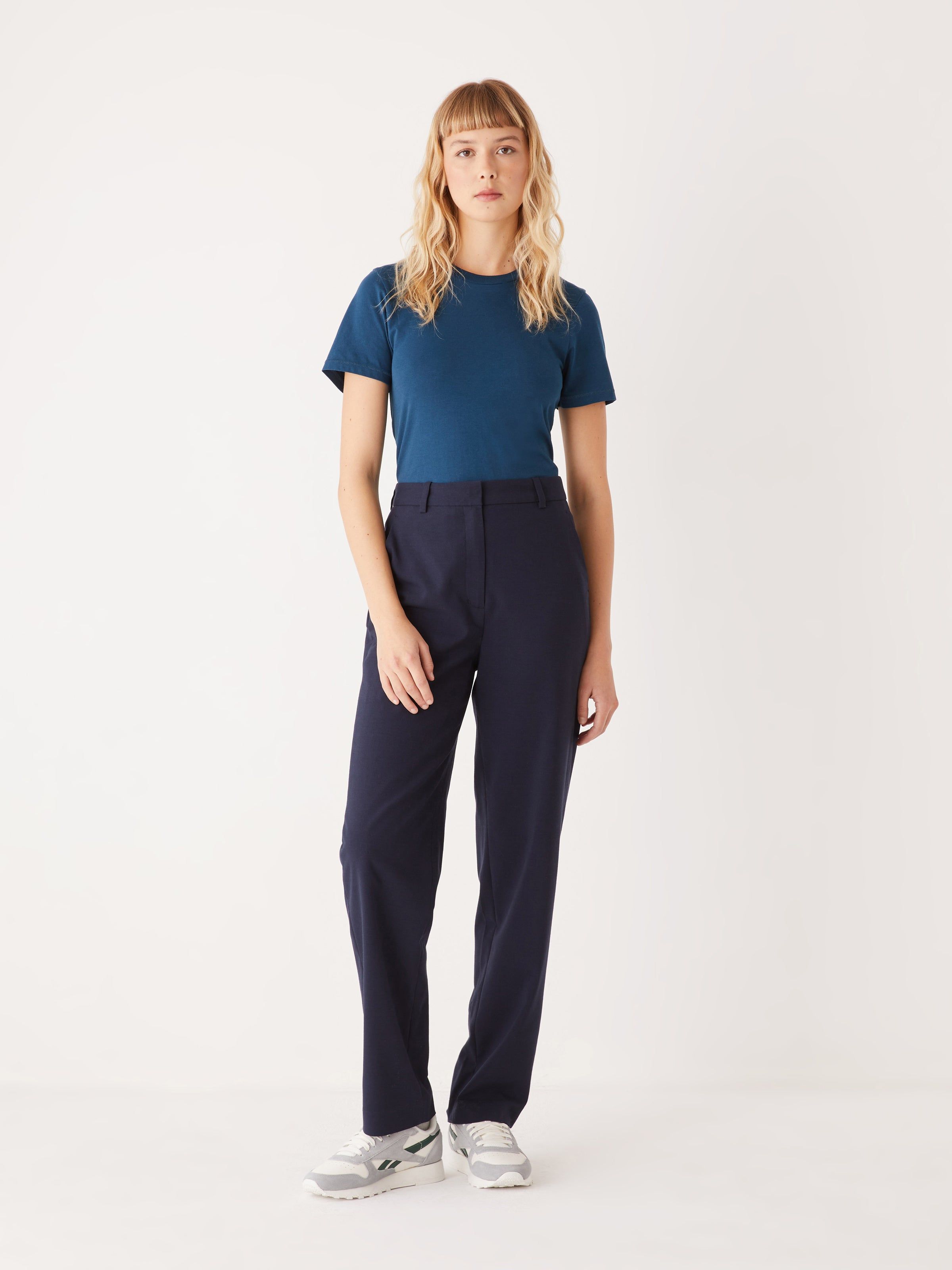 The Jane Straight Leg Pant in Dark Blue sold by Frank & Oak product image thumbnail 2