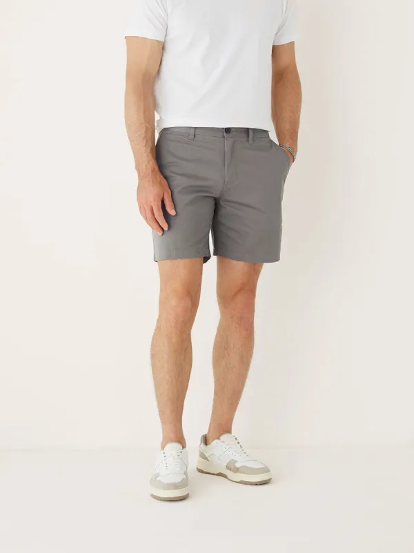 The Brunswick Chino Slim Fit 7in Short in Grey sold by Frank & Oak