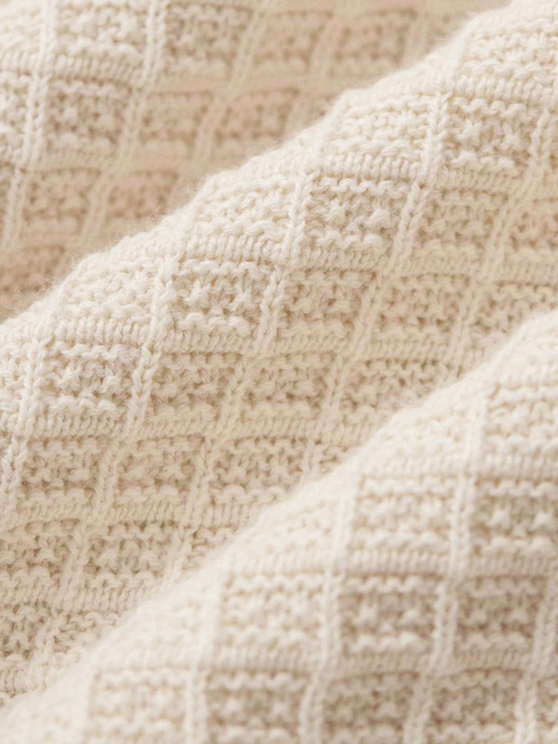 The SeaCell™ Waffle Sweater in Oatmeal sold by Frank & Oak product image thumbnail 5