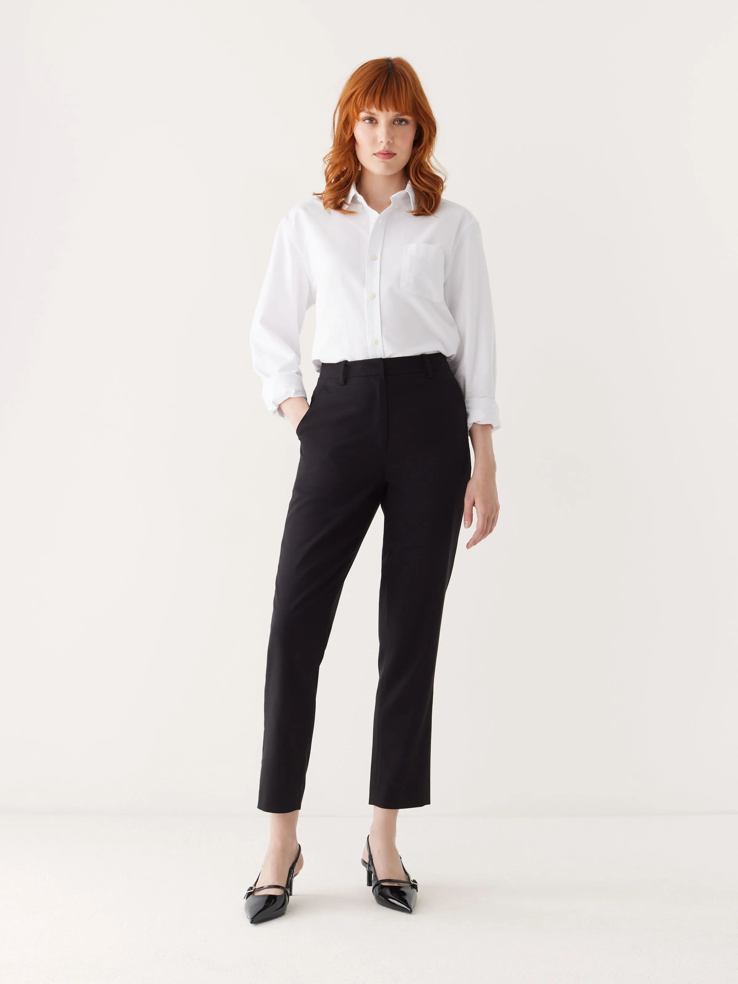 The Eleanor Slim Pant in Black sold by Frank & Oak product image thumbnail 2