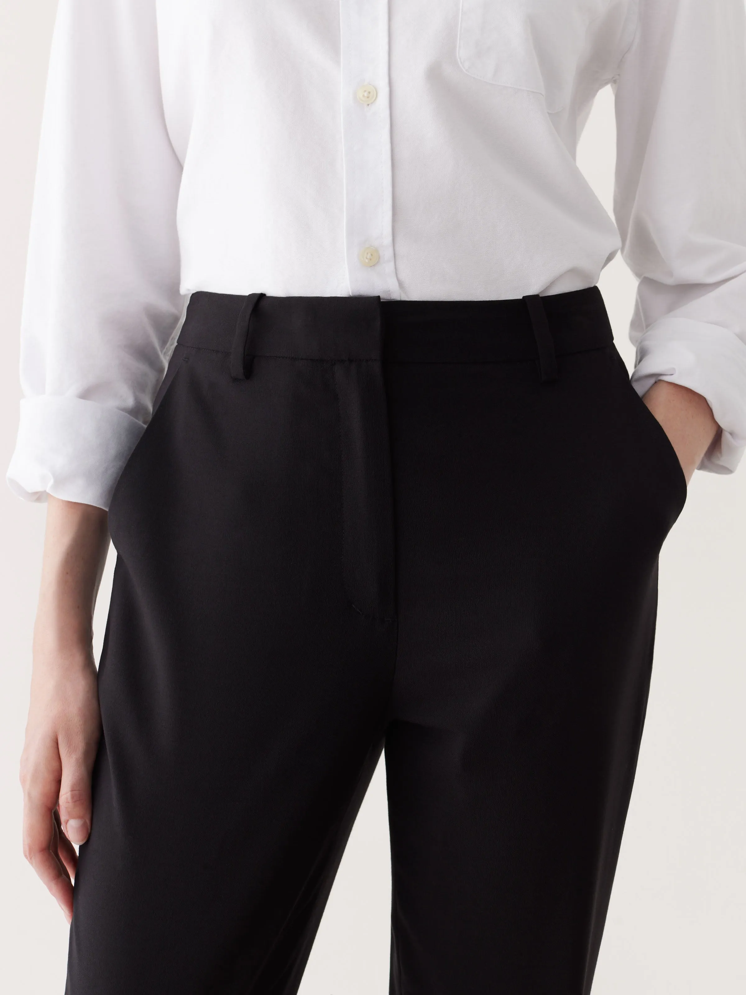 The Eleanor Slim Pant in Black sold by Frank & Oak product image thumbnail 4