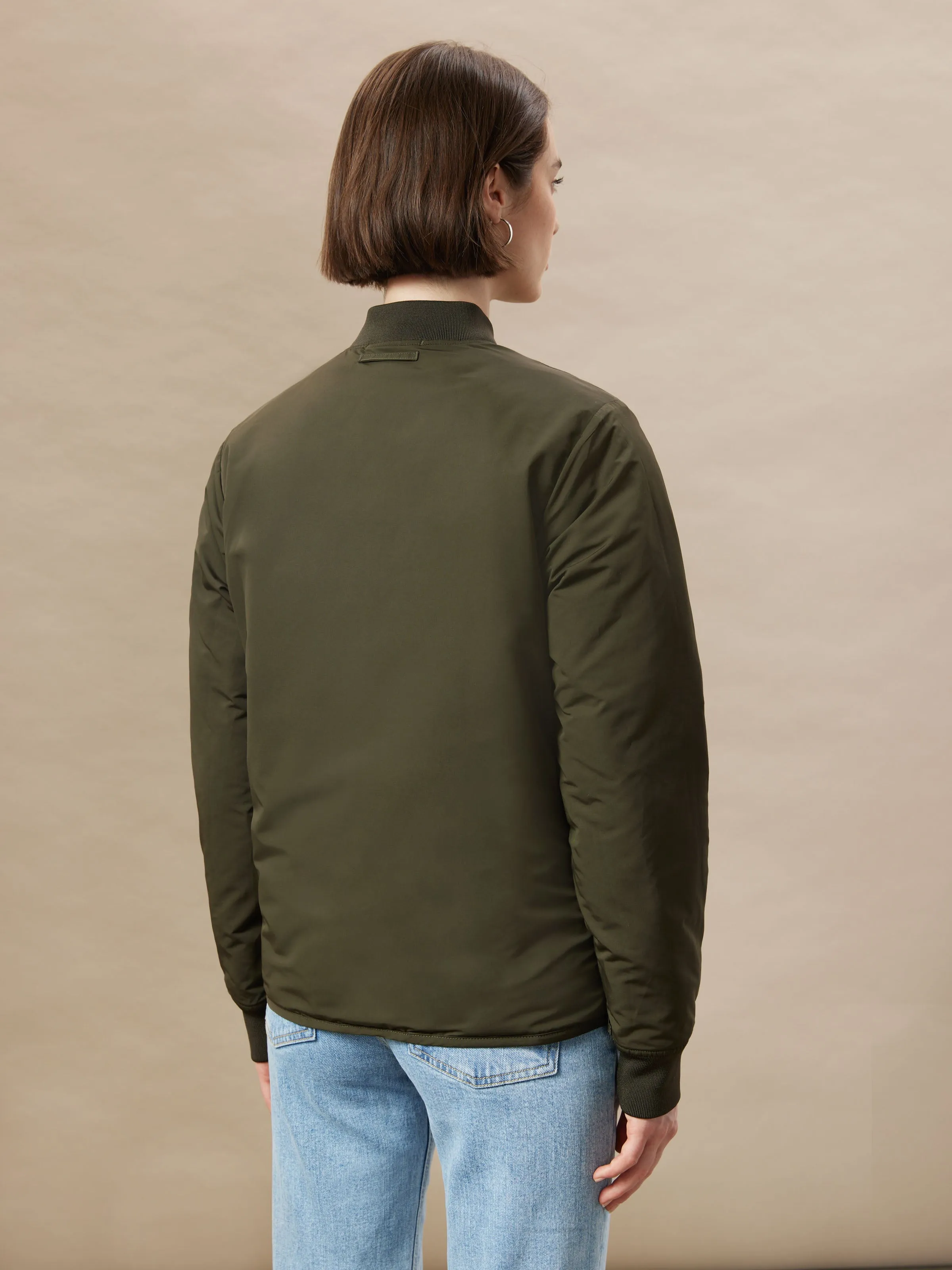 The Skyline Reversible Bomber in Rosin sold by Frank & Oak product image thumbnail 4