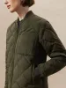 The Skyline Reversible Bomber in Rosin sold by Frank & Oak