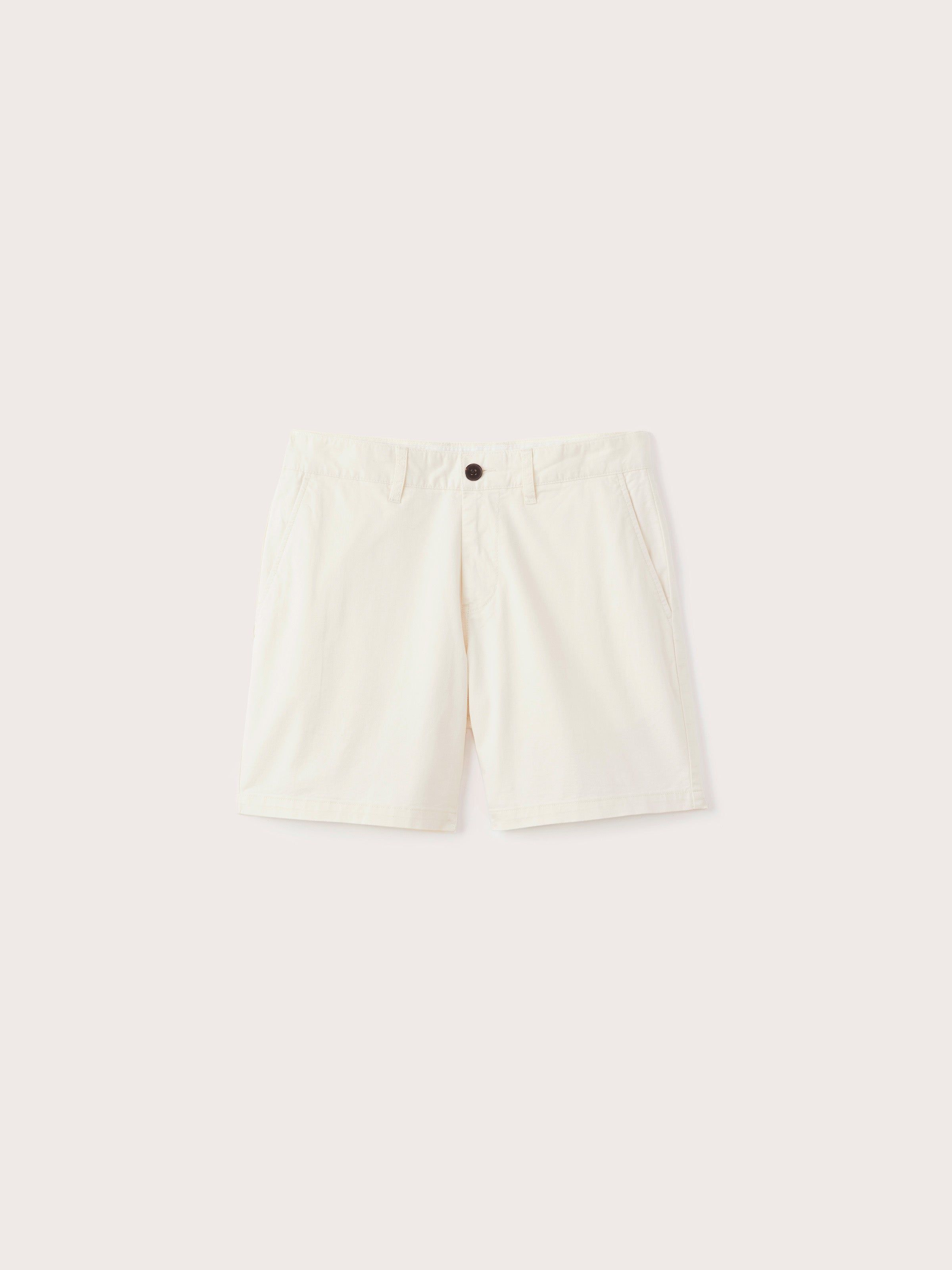 The Brunswick Chino Slim Fit 7in Short in Ivory Cream sold by Frank & Oak product image thumbnail 5