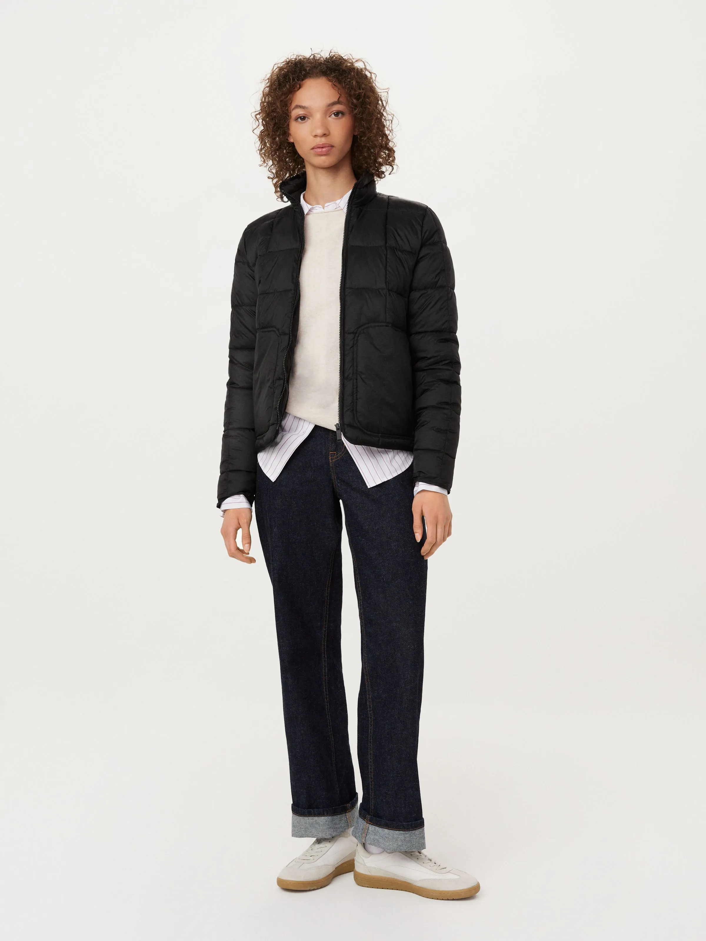 The Aero Packable Puffer Jacket in Black sold by Frank & Oak product image thumbnail 2