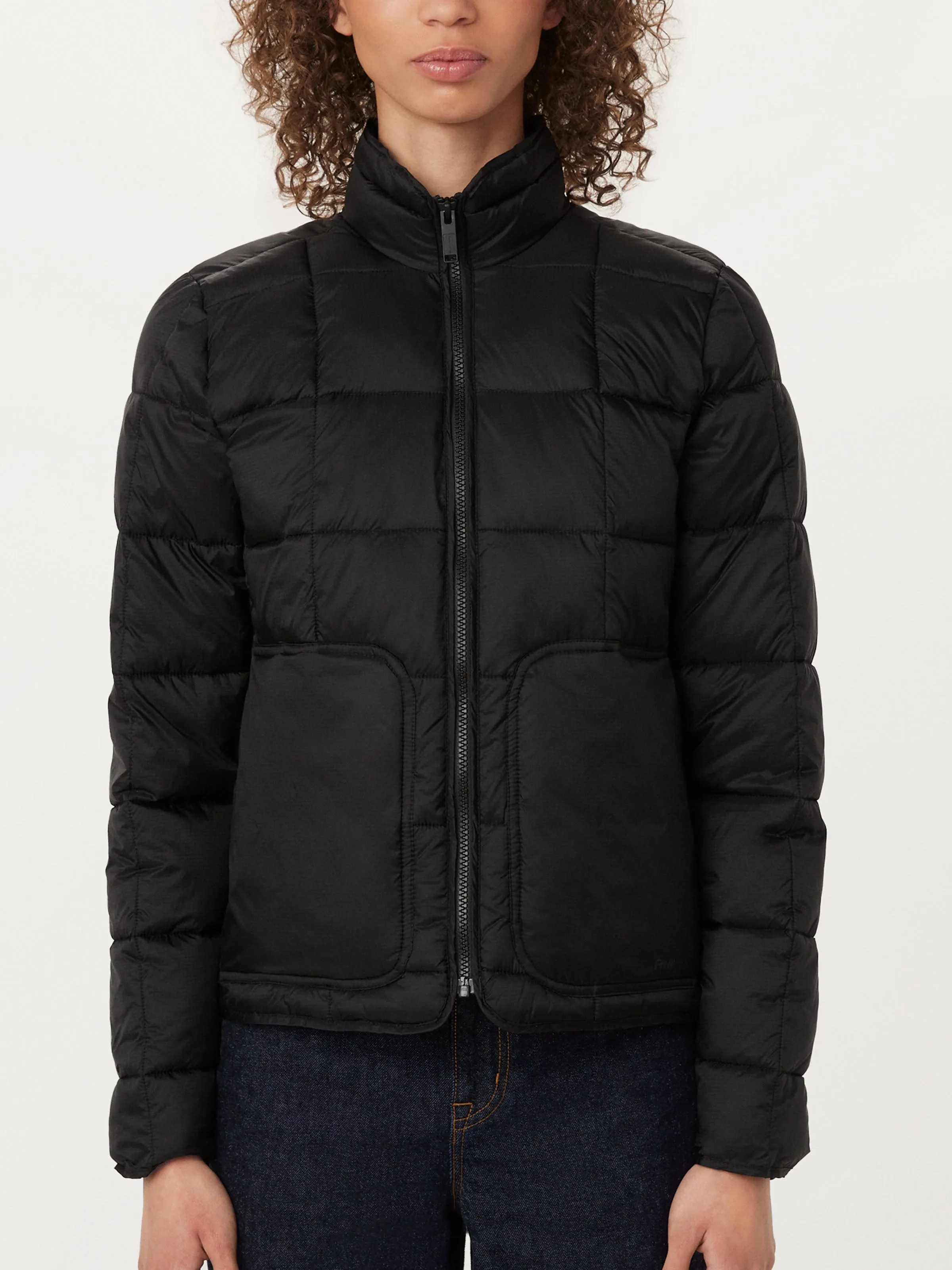 The Aero Packable Puffer Jacket in Black sold by Frank & Oak product image thumbnail 4