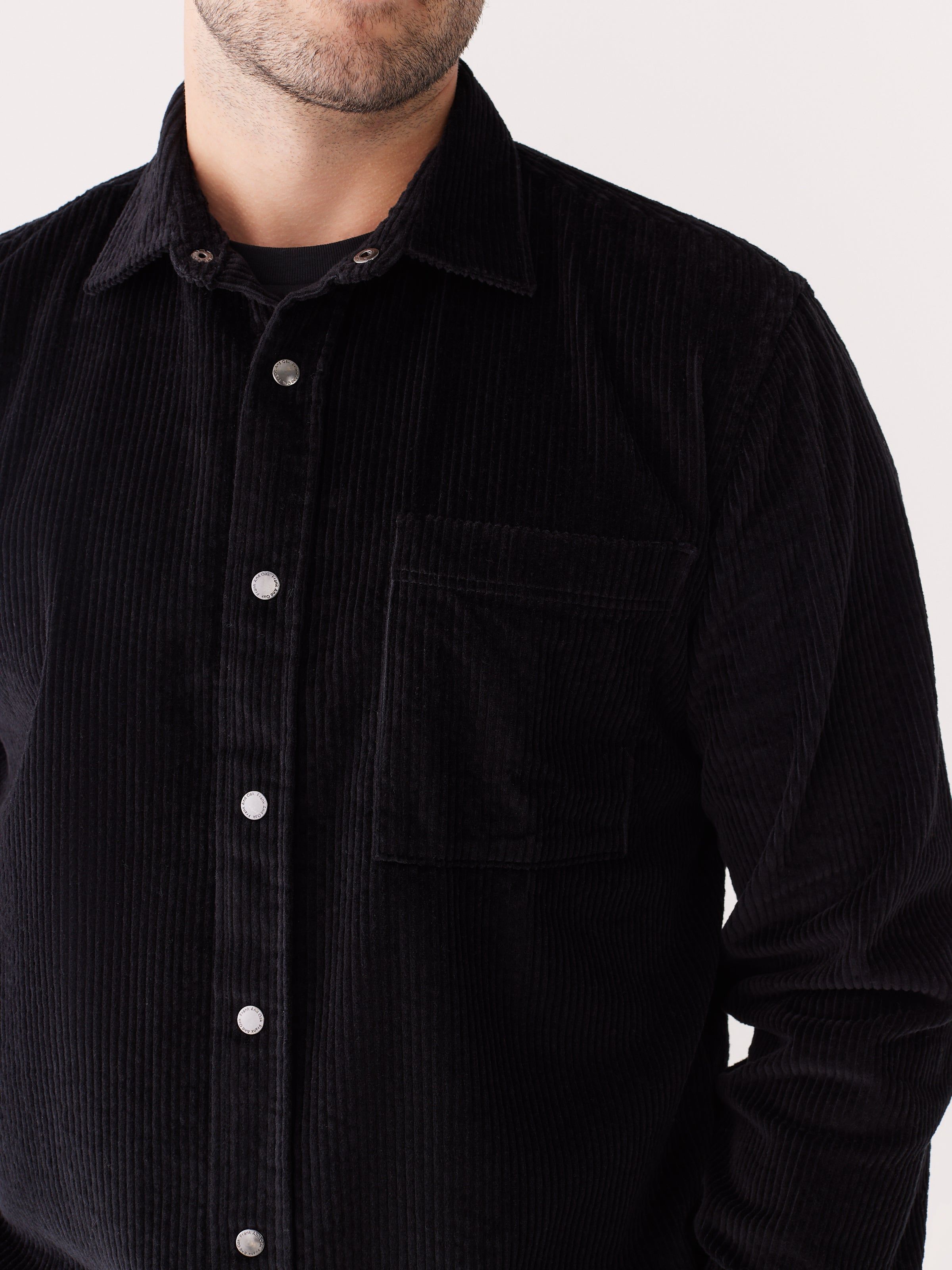 The Corduroy Shirt in Black sold by Frank & Oak product image thumbnail 3