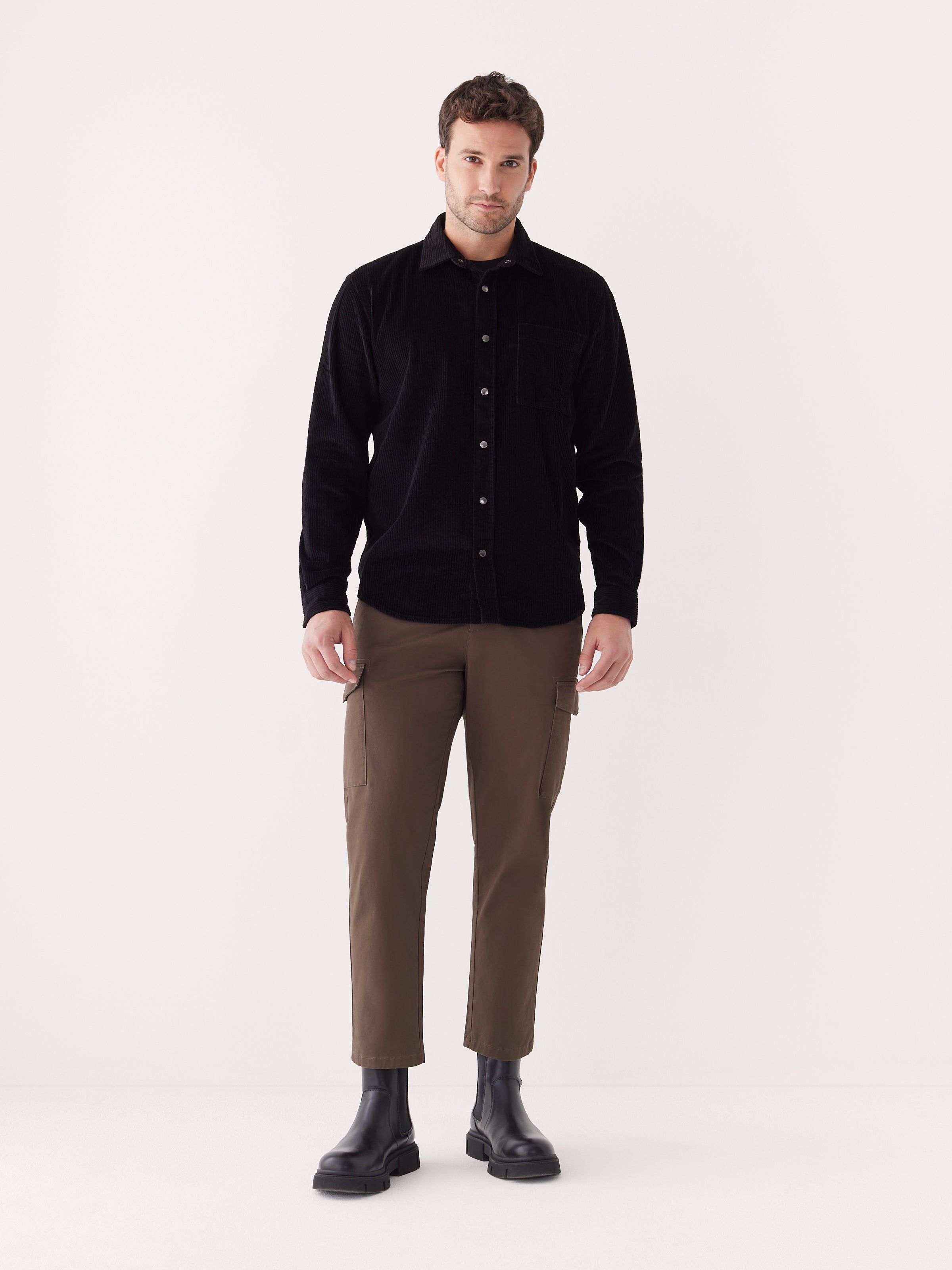 The Corduroy Shirt in Black sold by Frank & Oak product image thumbnail 2