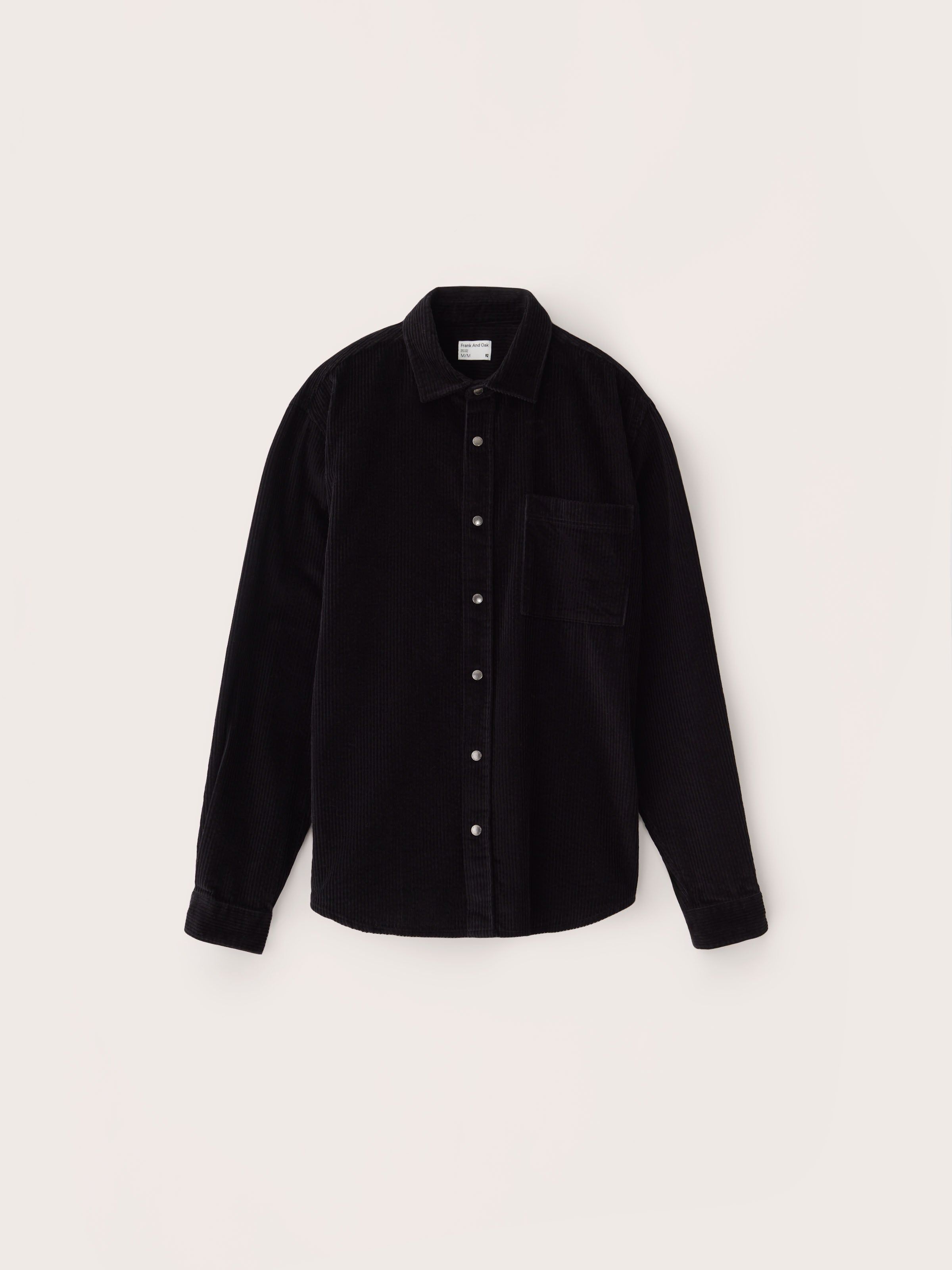 The Corduroy Shirt in Black sold by Frank & Oak product image thumbnail 5