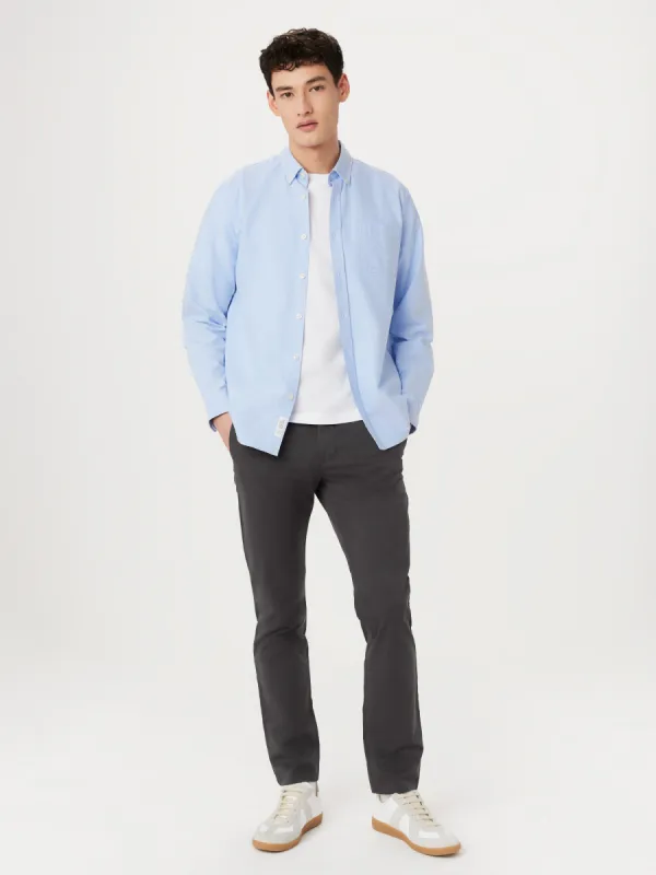 The Brunswick Slim Chino Pant in Iron Grey sold by Frank & Oak
