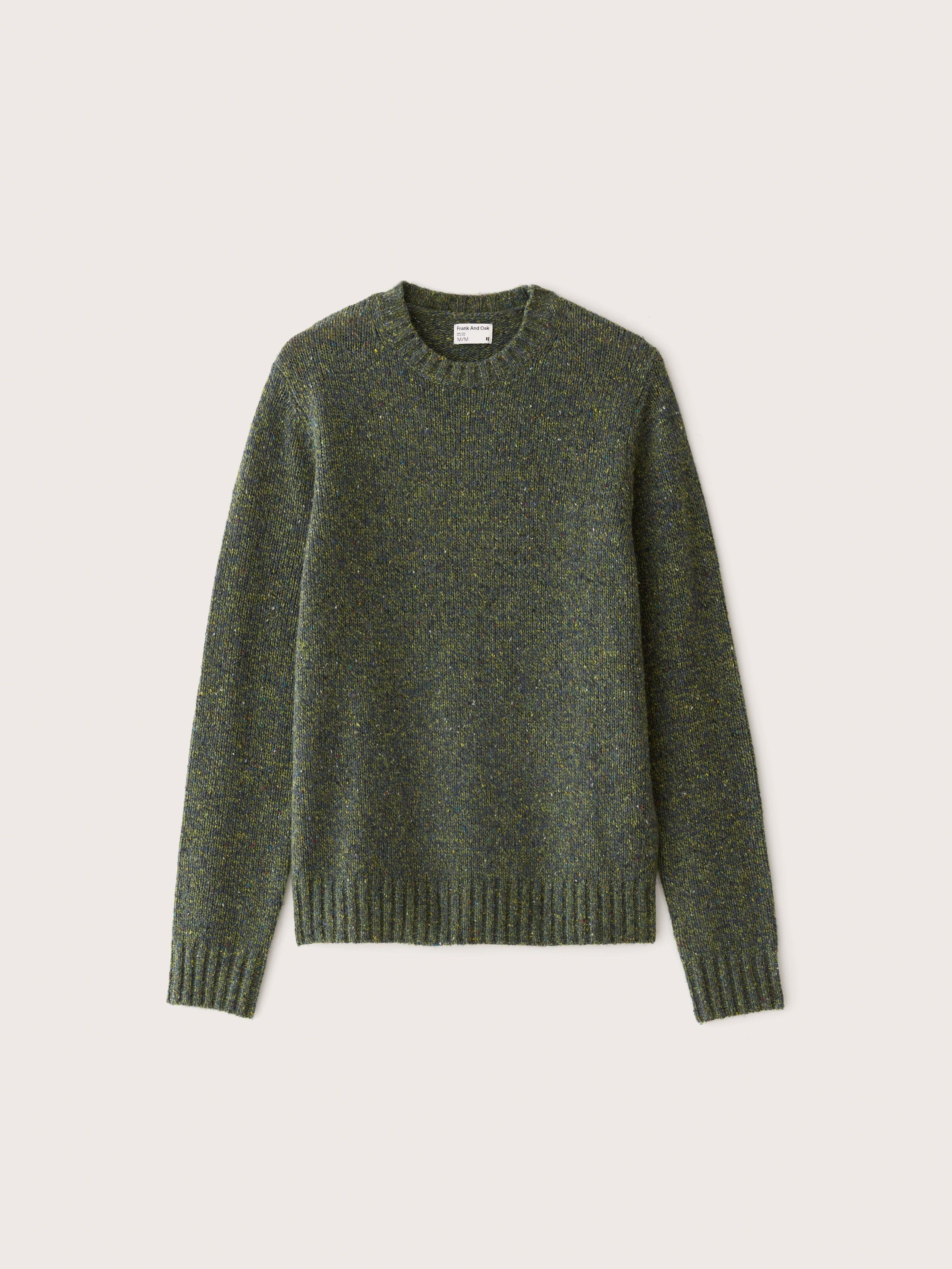 The Donegal Crewneck Sweater in Emerald Green sold by Frank & Oak product image thumbnail 5