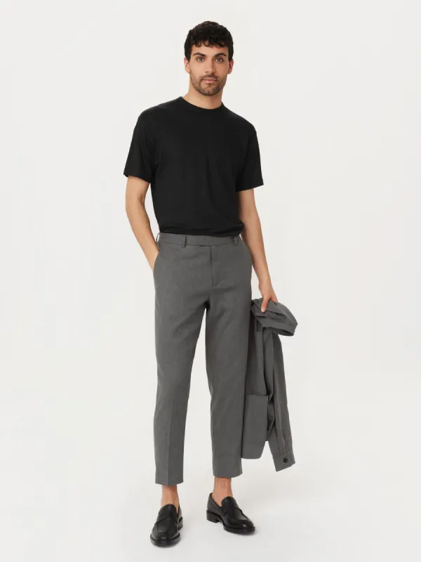 The Linen T-Shirt in Black sold by Frank & Oak
