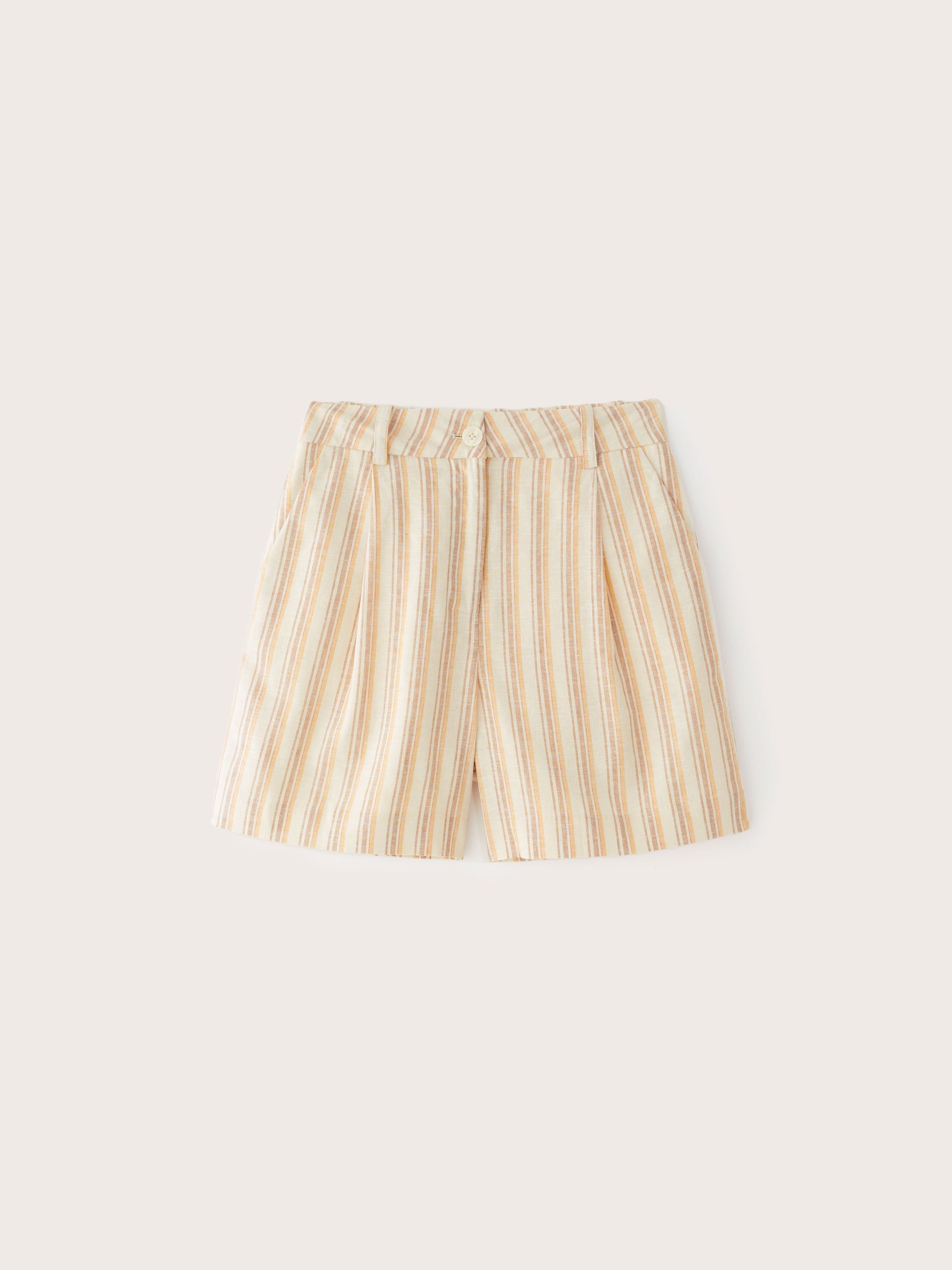 The Amelia Striped short in Honey sold by Frank & Oak product image thumbnail 5