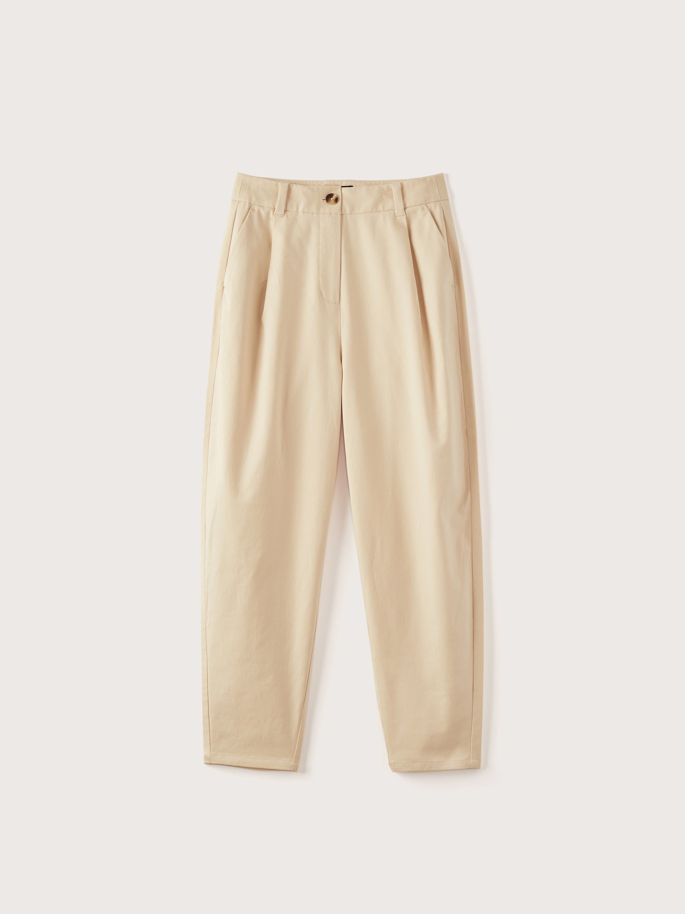 The Amelia Balloon Fit Pant in Beige sold by Frank & Oak product image thumbnail 5