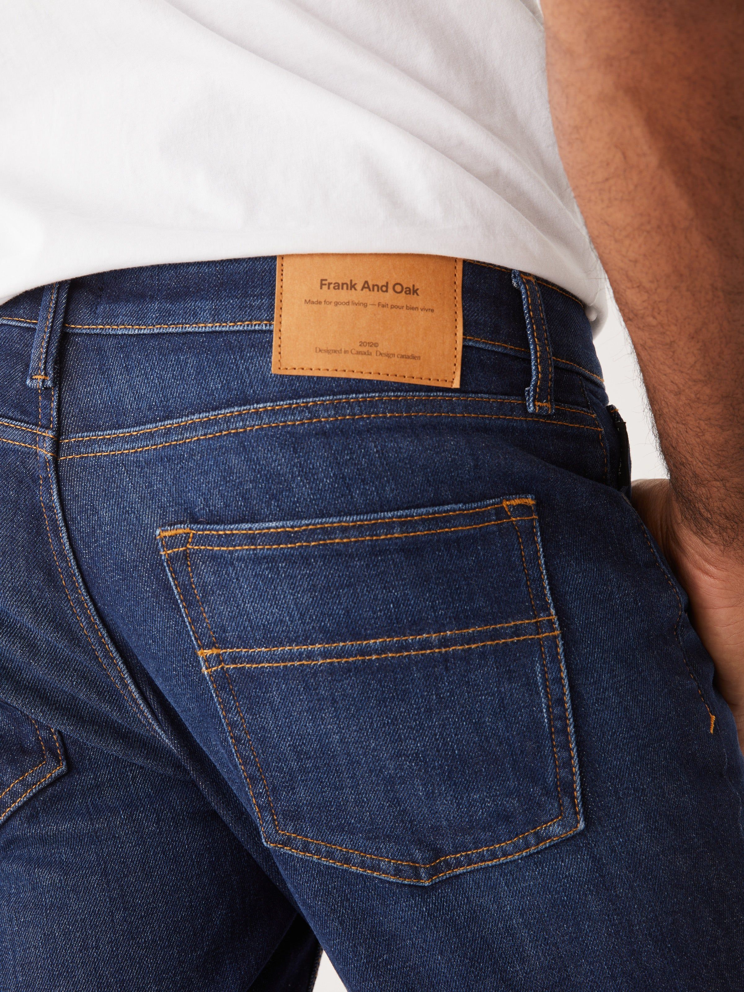 The Slim Fit Jean in Blue sold by Frank & Oak product image thumbnail 4