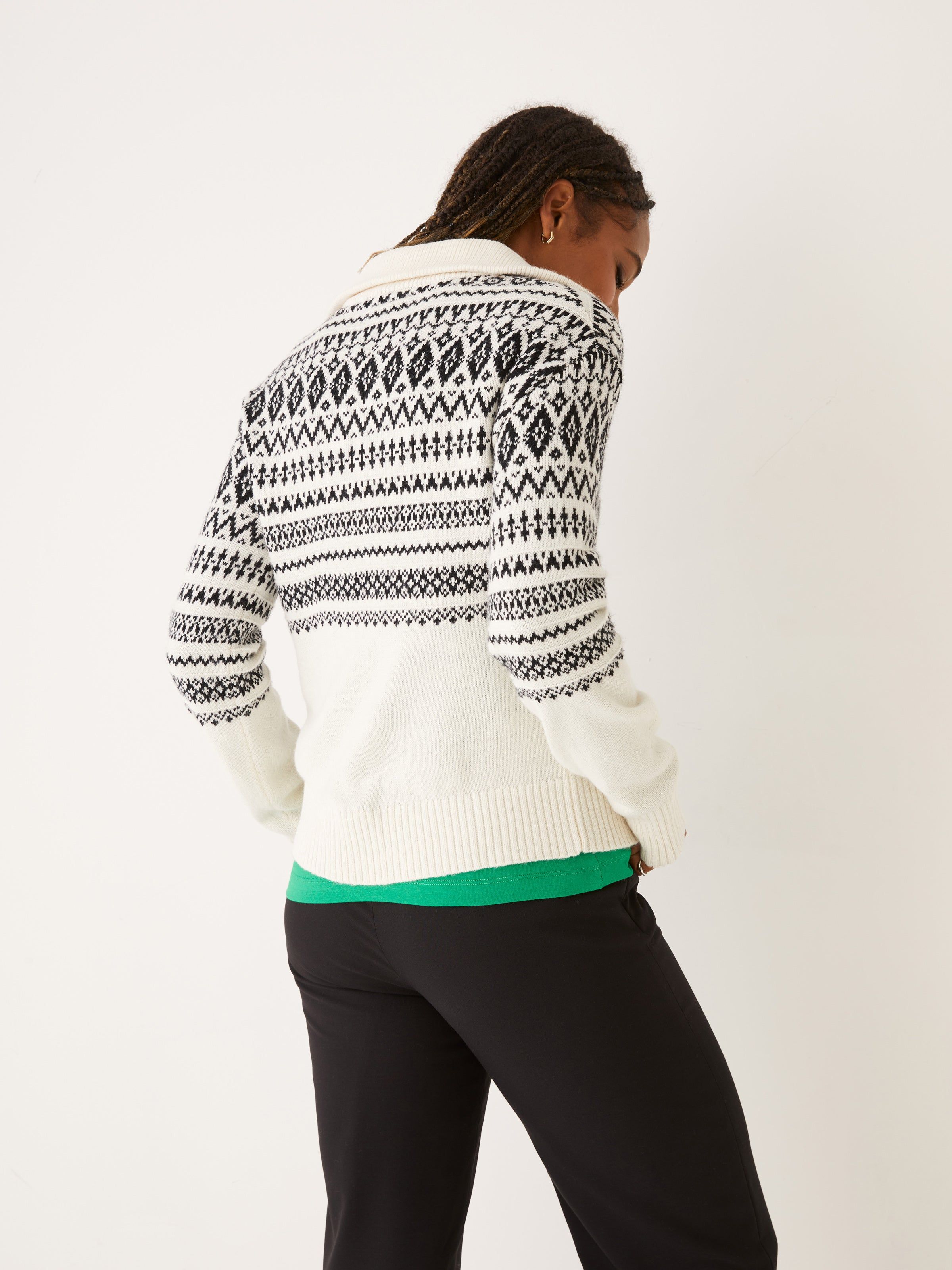 The Fair Isle Sweater in Beige sold by Frank & Oak product image thumbnail 3