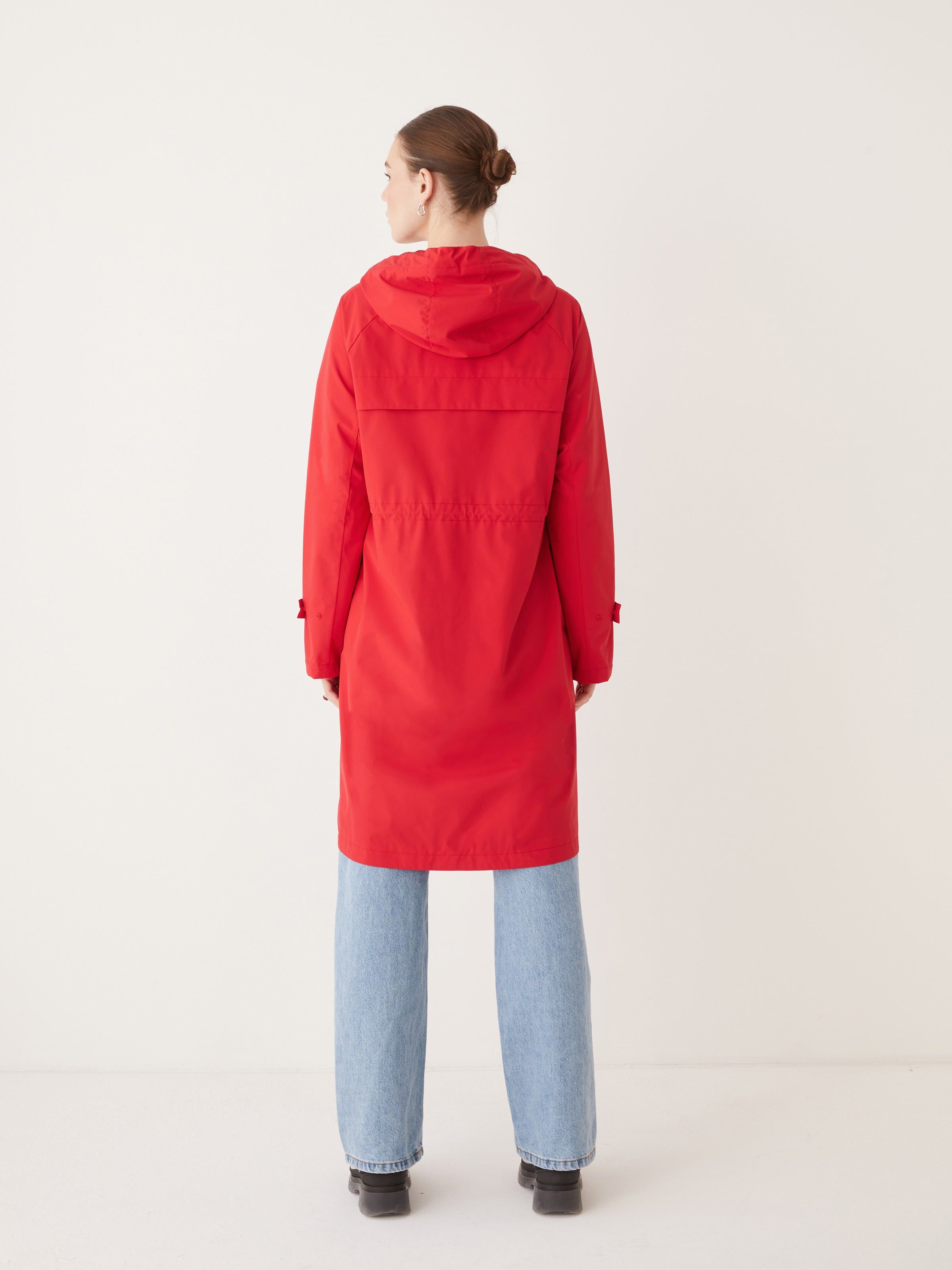 The Stanley Rain Jacket in Red sold by Frank & Oak product image thumbnail 6