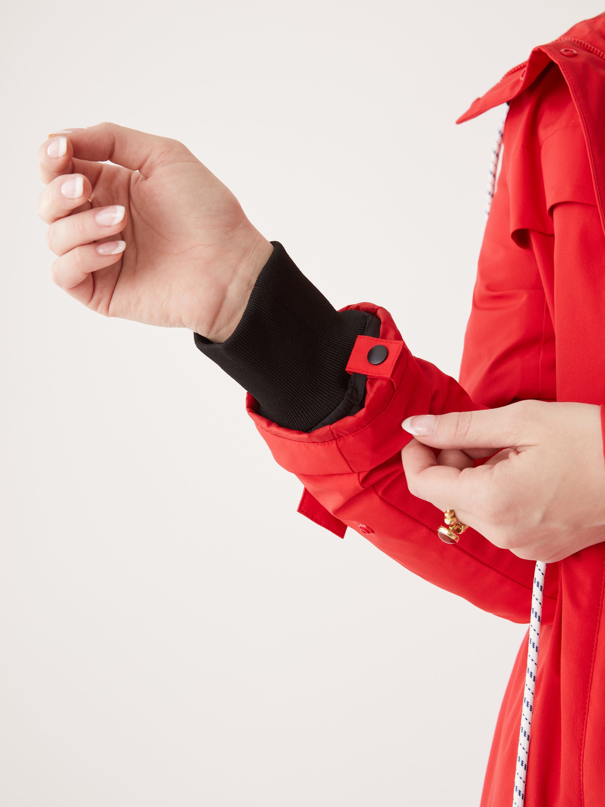 The Stanley Rain Jacket in Red sold by Frank & Oak product image thumbnail 11