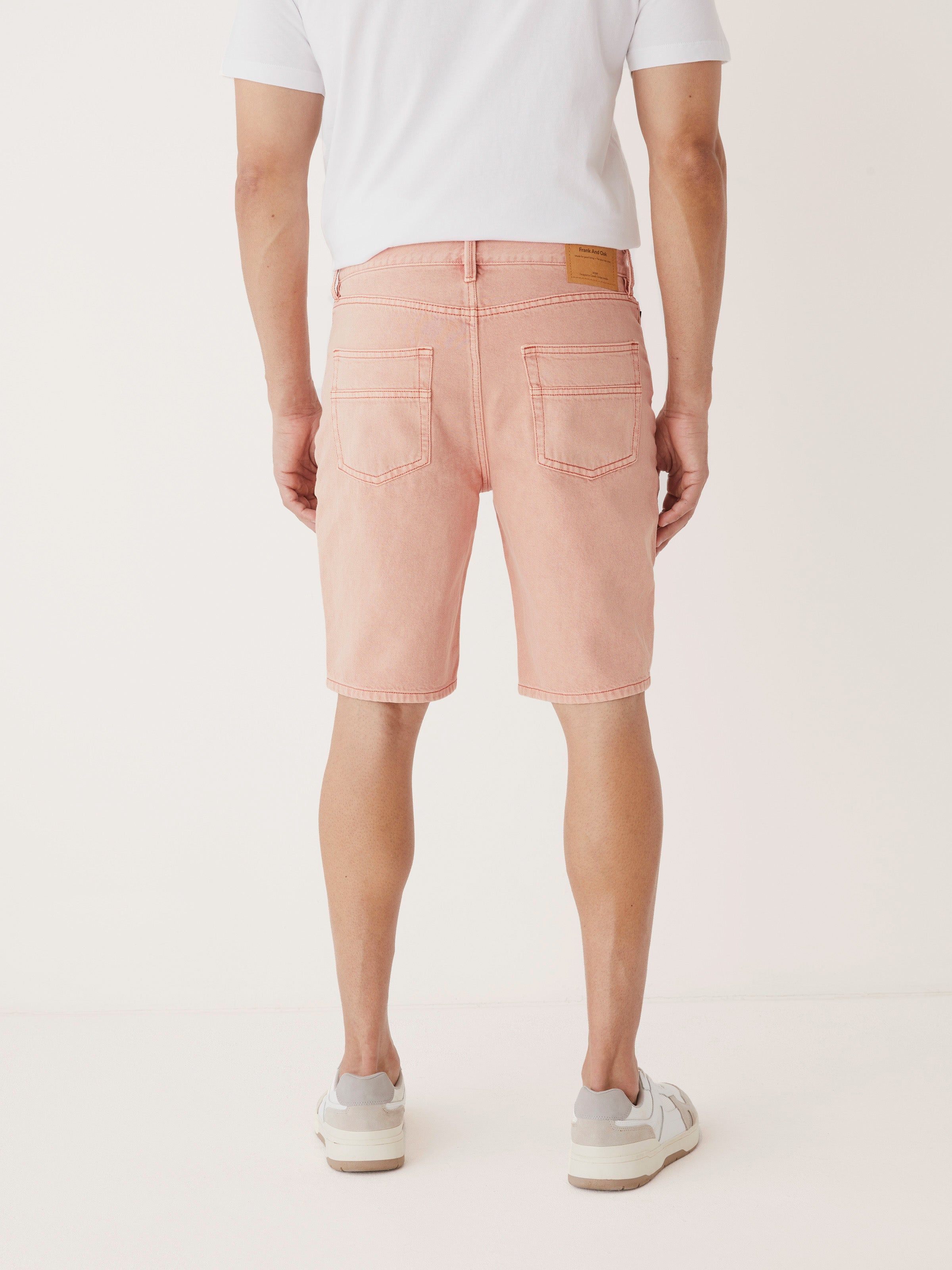 The Adam Slim 10in Short in Apricot sold by Frank & Oak product image thumbnail 4