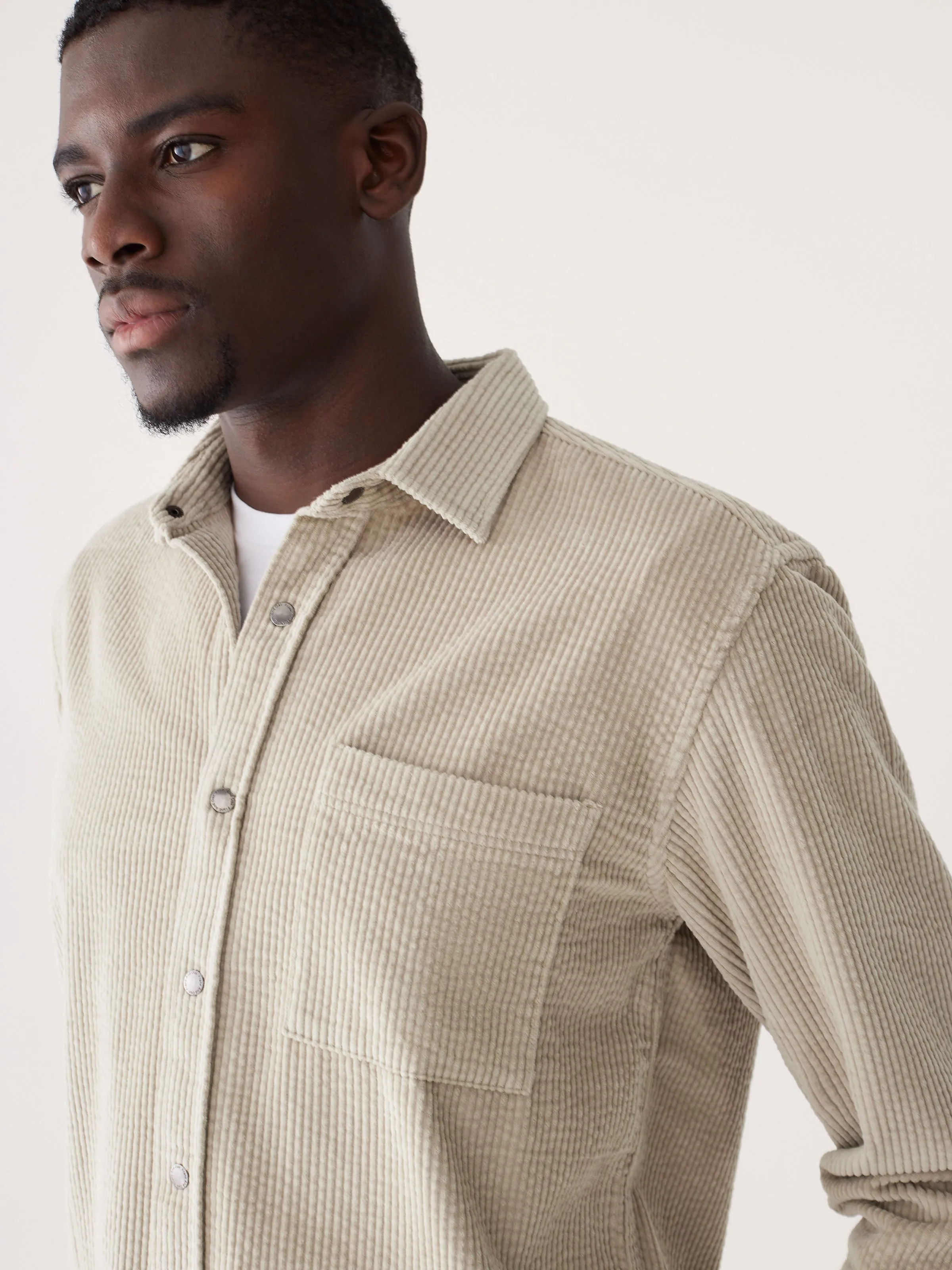 The Corduroy Shirt in Sand sold by Frank & Oak product image thumbnail 4