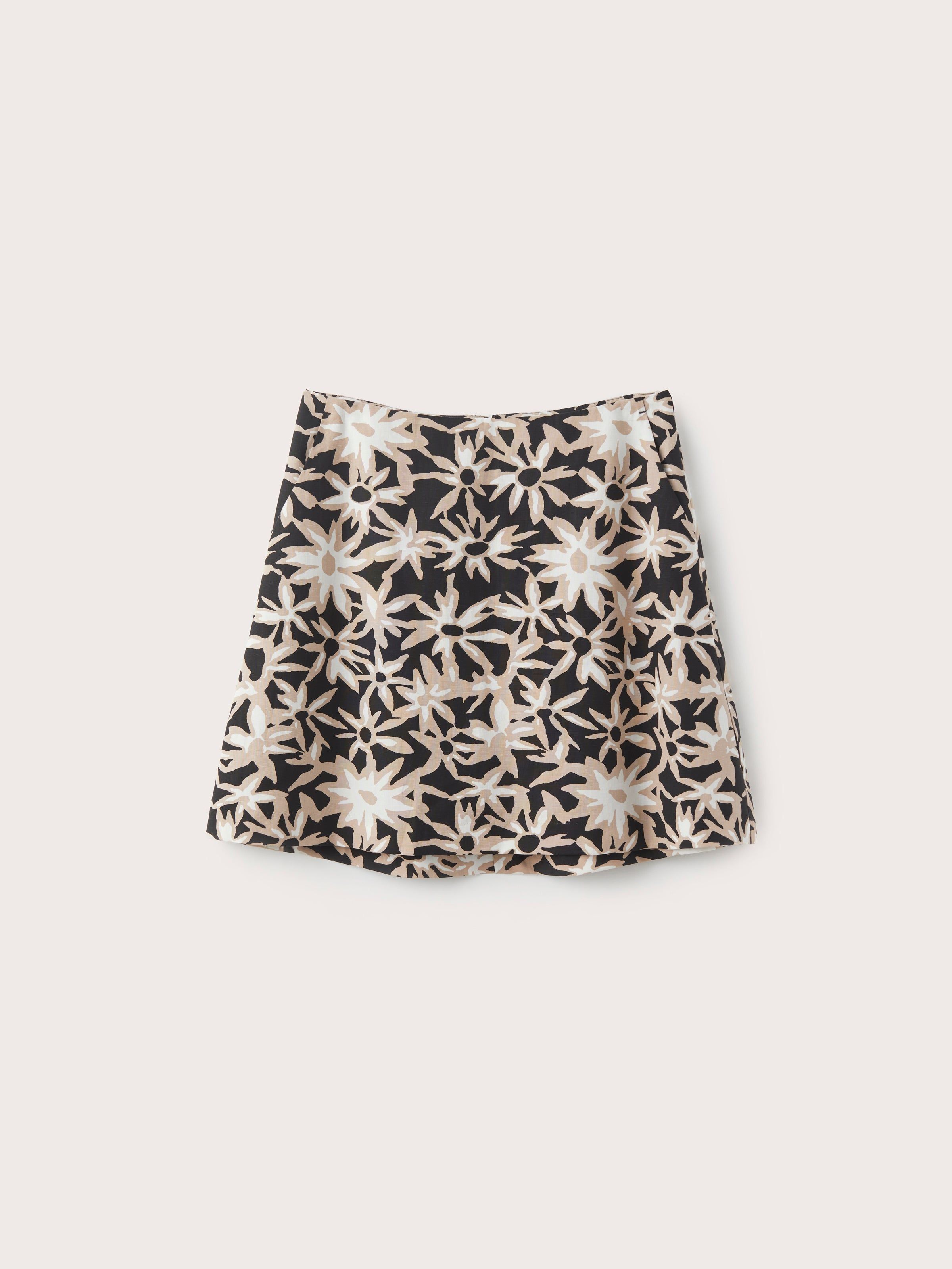 The Printed Mini Skirt in Black sold by Frank & Oak product image thumbnail 6