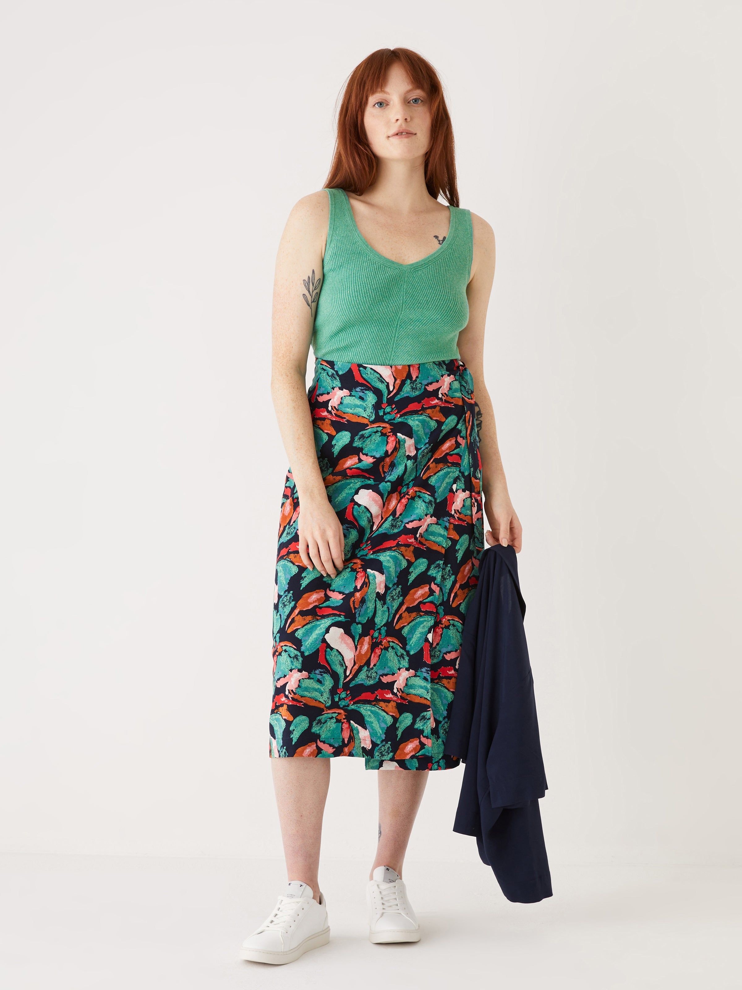 The Knitted Tank Top in Green sold by Frank & Oak product image thumbnail 2