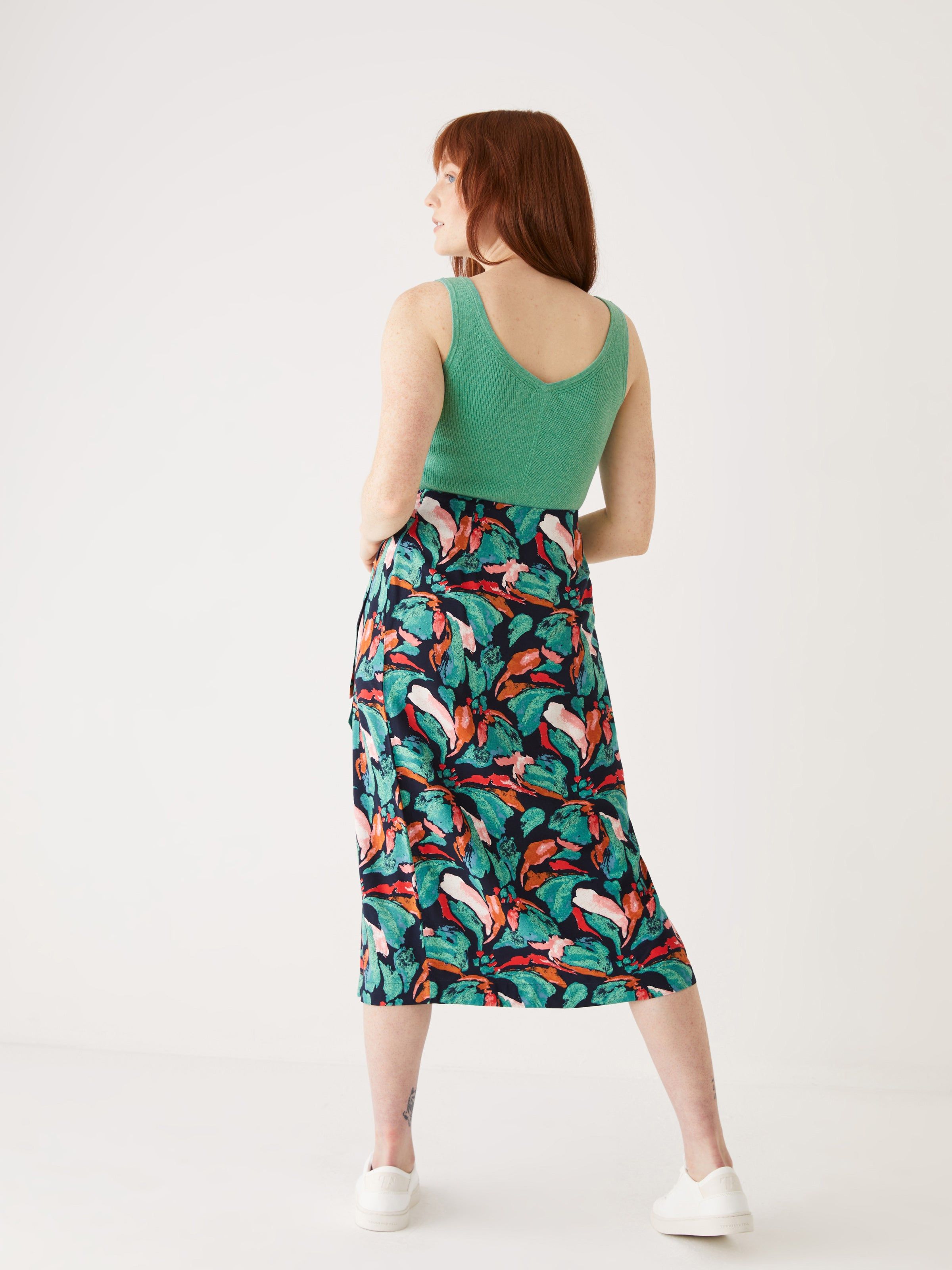 The Knitted Tank Top in Green sold by Frank & Oak product image thumbnail 3